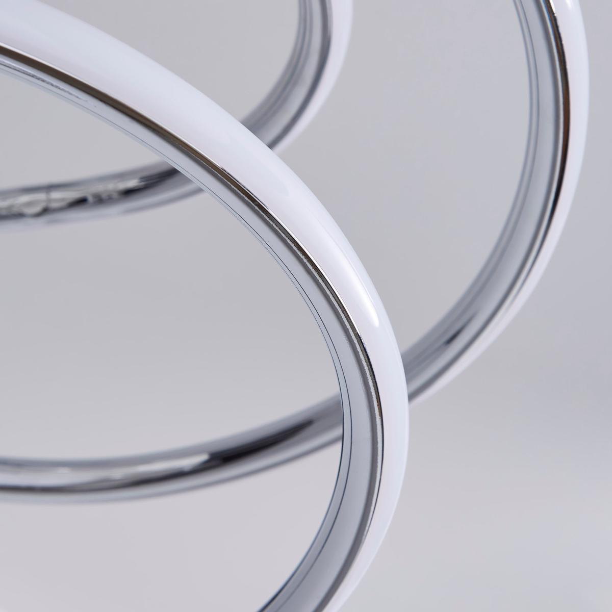 Byron Integrated LED Swirl Chrome Ceiling Fitting Chrome – image 3