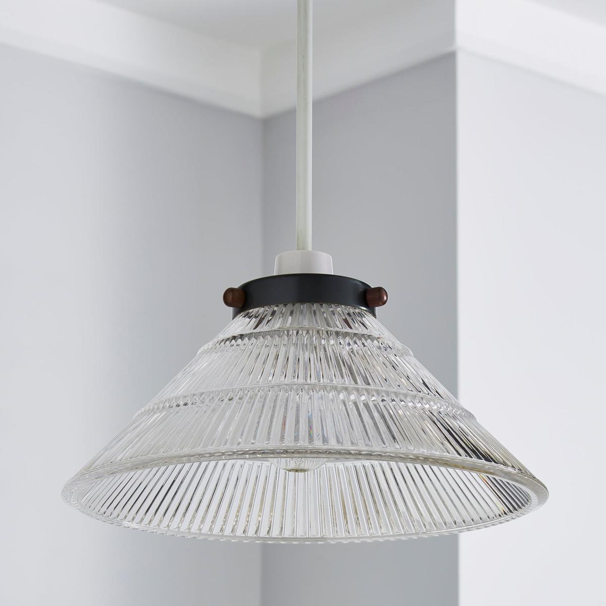 Logan Glass Easy Fit Pendant Clear – image 2