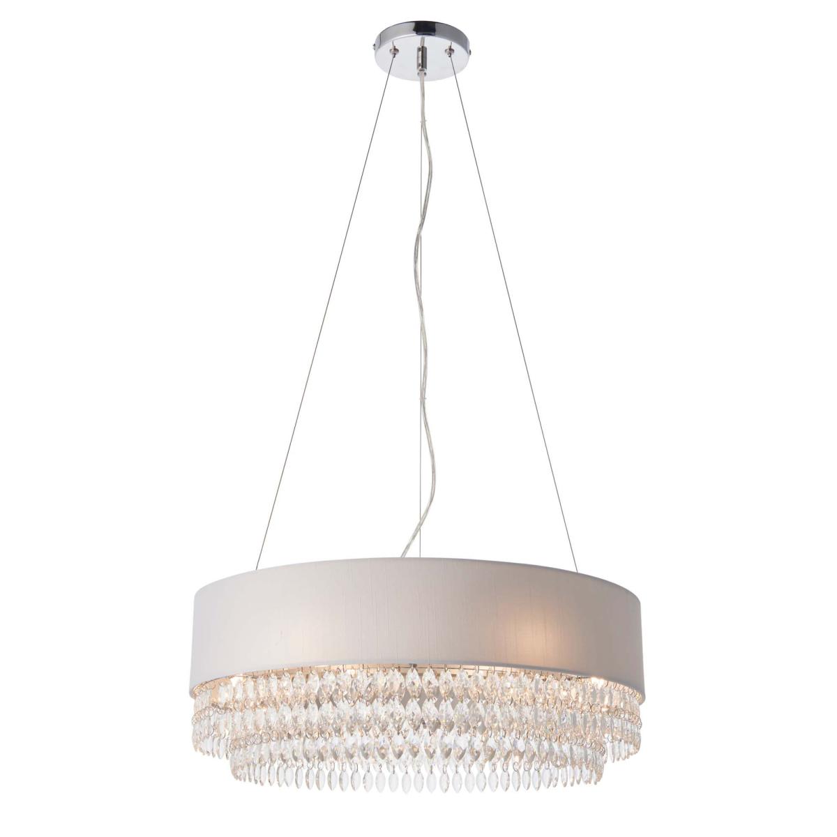 Vogue Lucerne 6 Light Ceiling Fitting Silver – image 7