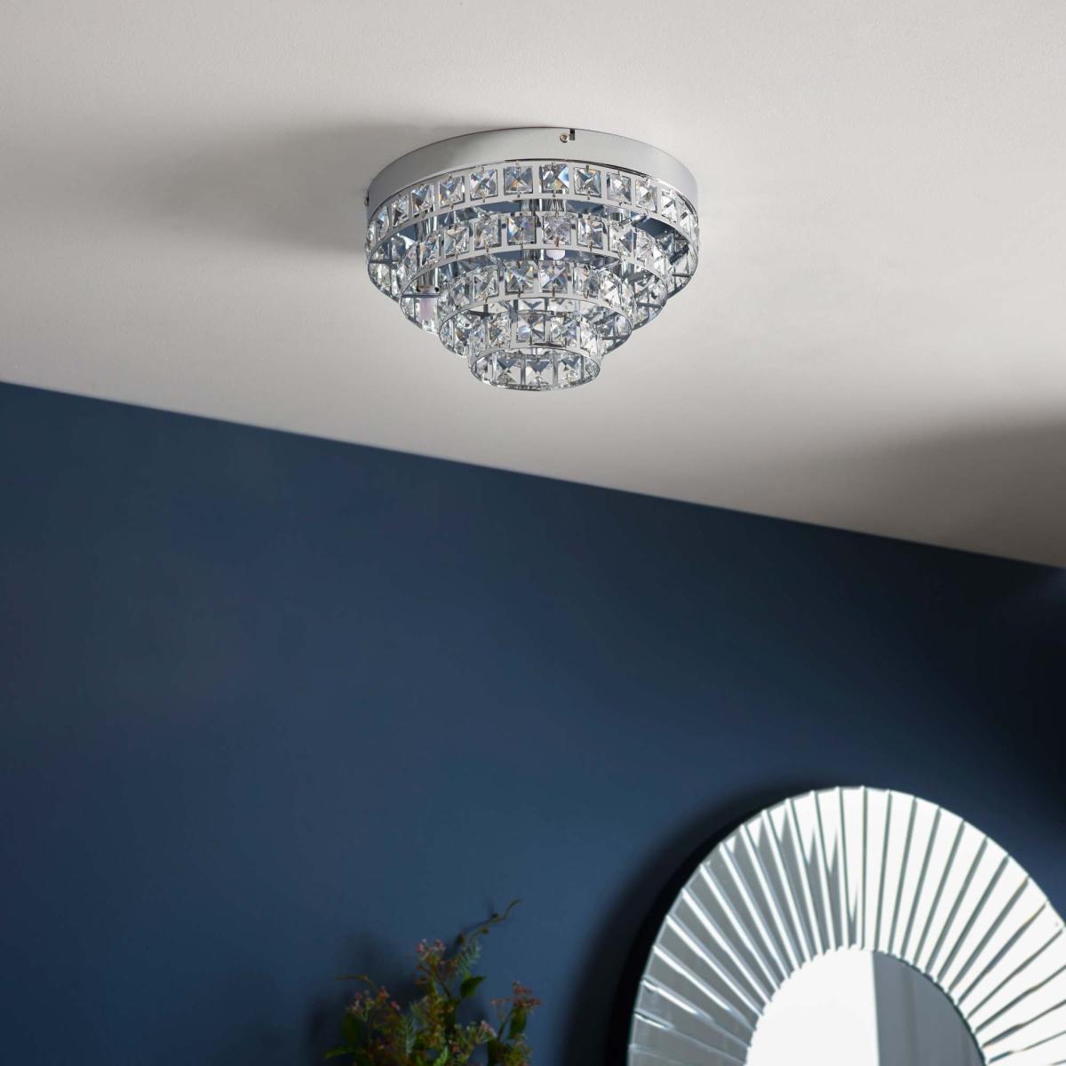 Return - Vogue Motown 4 Light Jewel Flush Ceiling Light – image 2