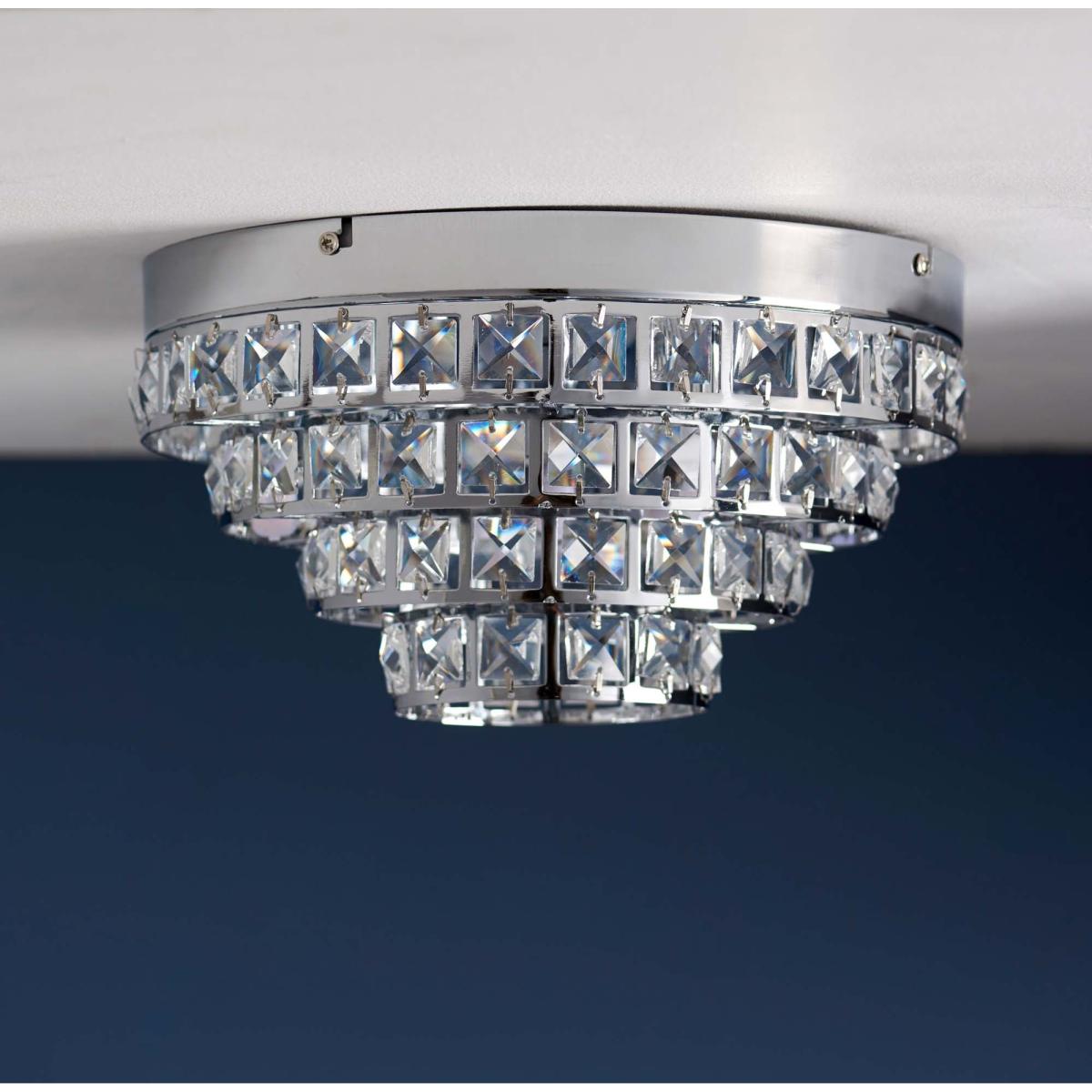 Return - Vogue Motown 4 Light Jewel Flush Ceiling Light – image 4