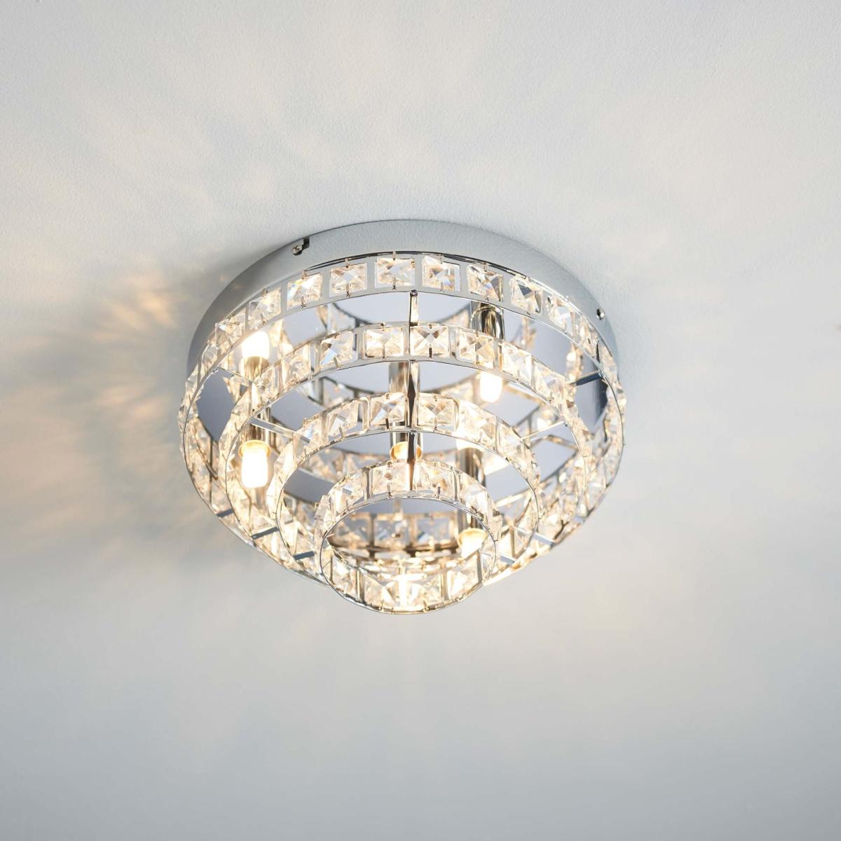 Return - Vogue Motown 4 Light Jewel Flush Ceiling Light – image 5