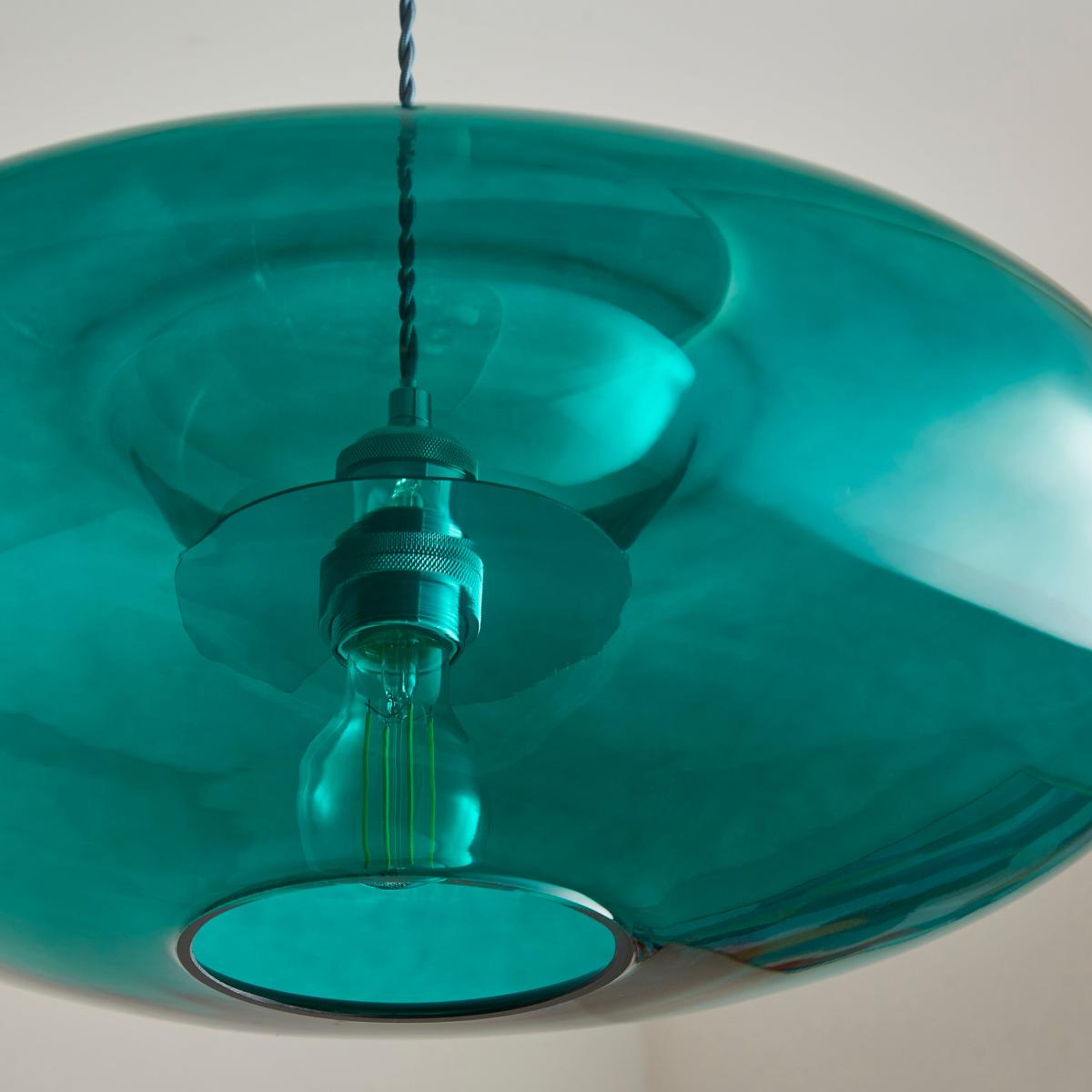 Elements Webster Pendant Light Green – image 1