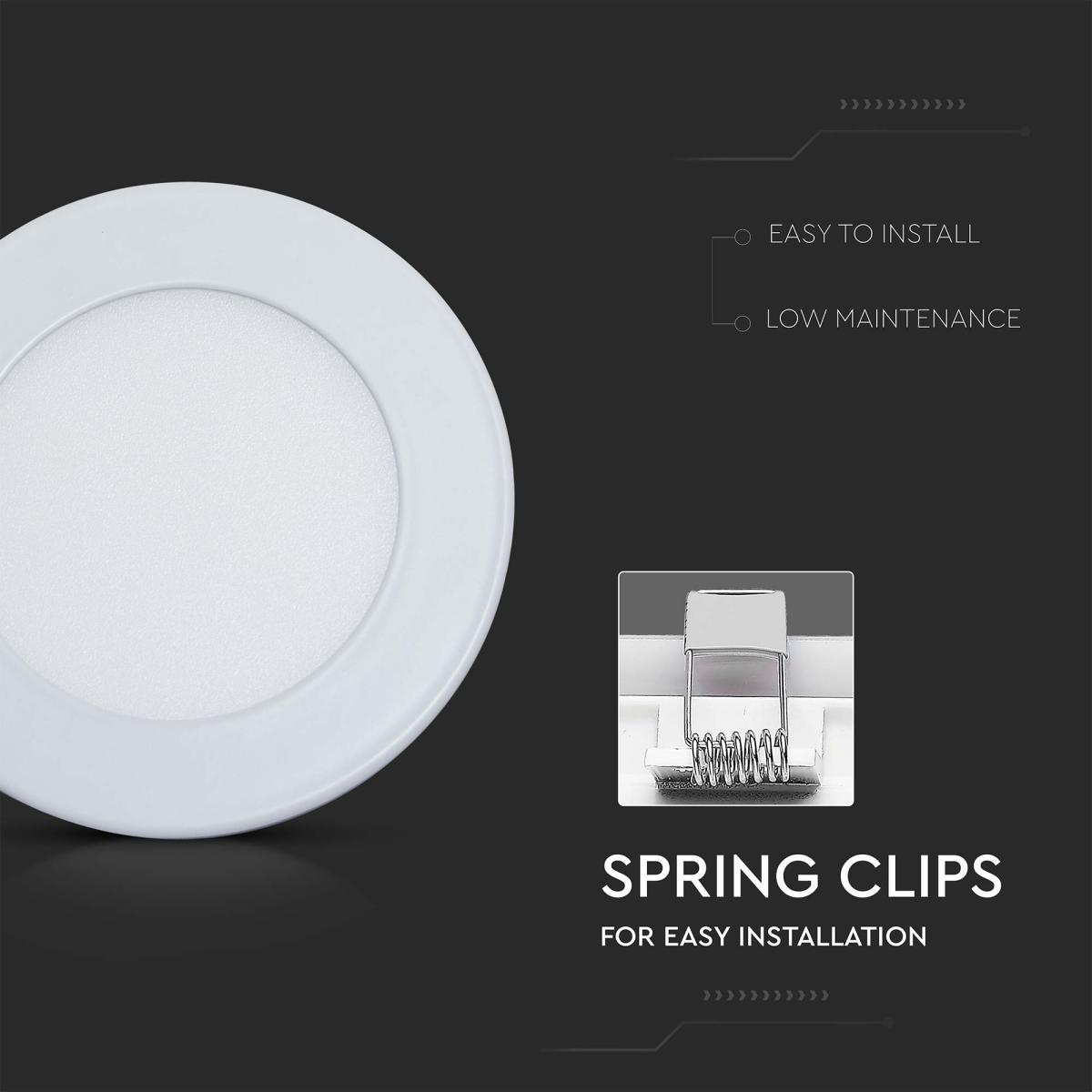 Set of 2 V-TAC 6W LED 3-in-1 Mini Panel Lights – image 4