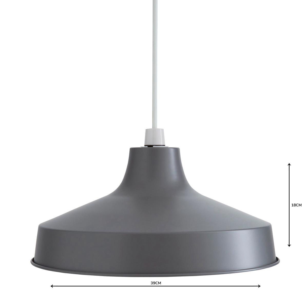 Stern 39cm Grey Easy Fit Pendant Grey – image 4