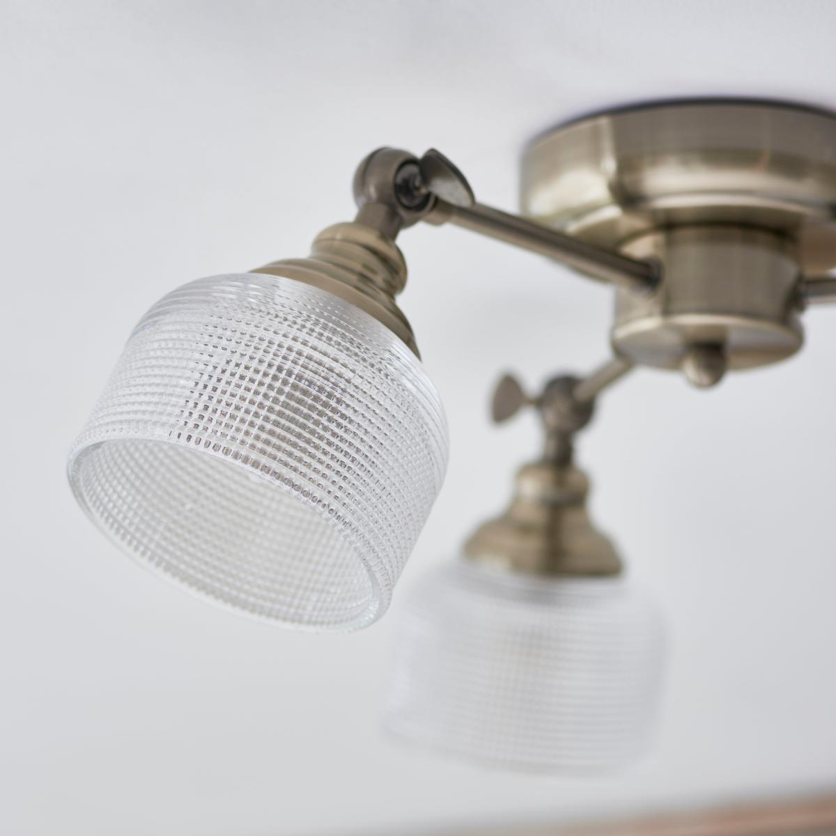 Amesbury Industrial 3 Light Semi Flush Ceiling Light – image 3