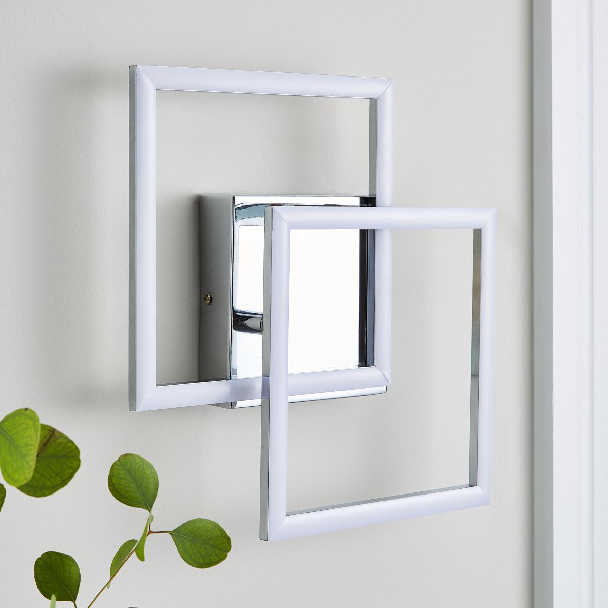 Bode LED Diamond Flush Ceiling and Wall Light Clear – image 2