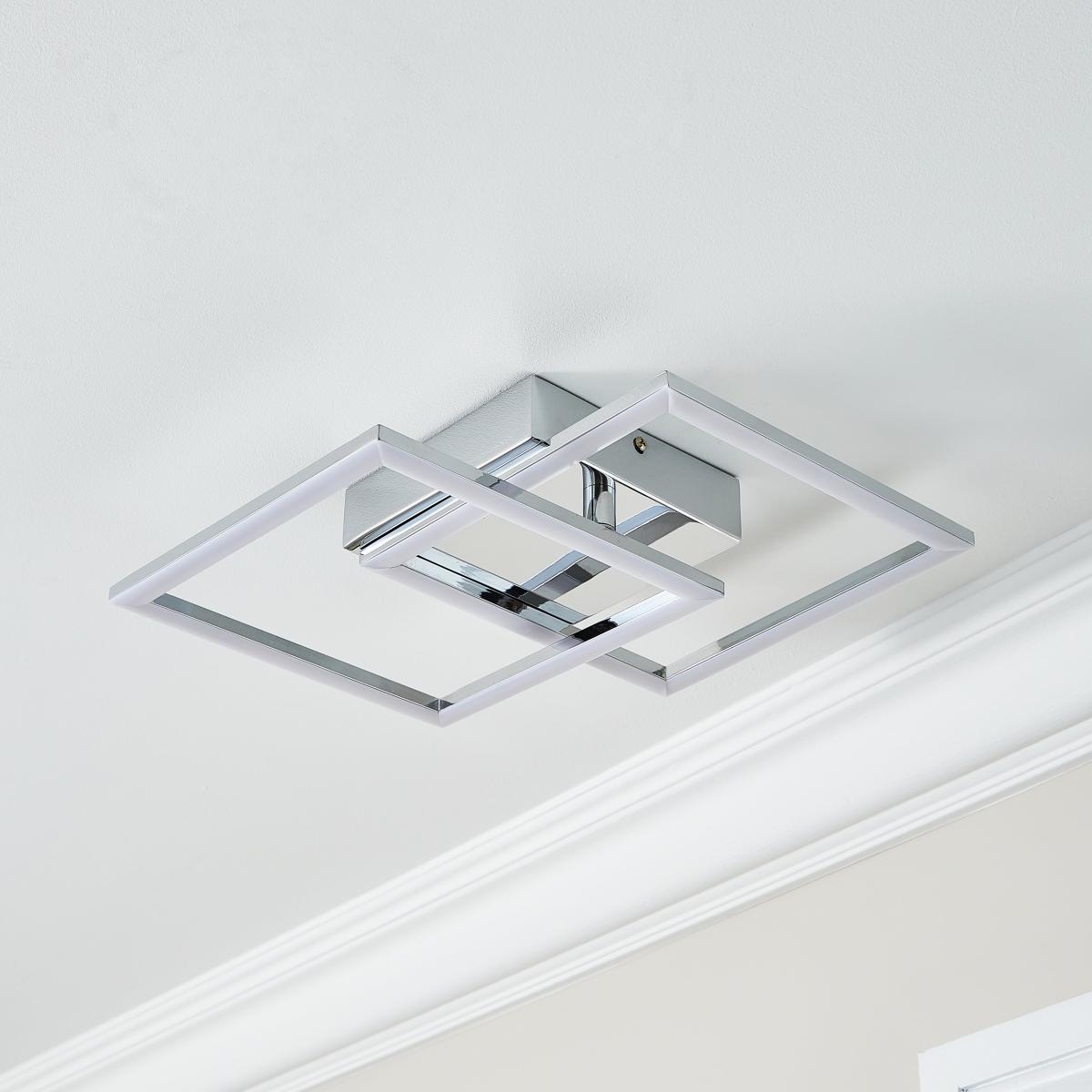 Bode LED Diamond Flush Ceiling and Wall Light Clear – image 4
