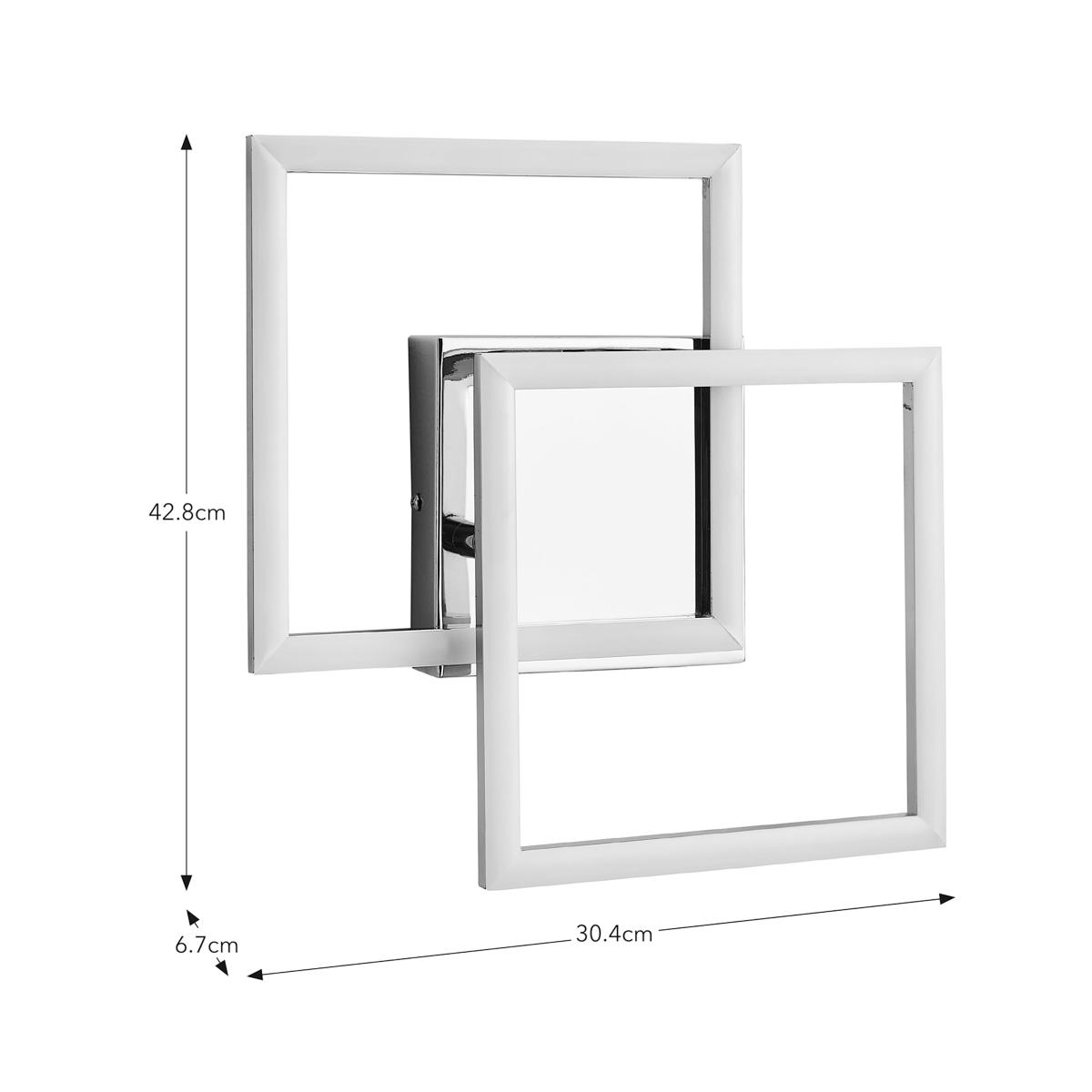 Bode LED Diamond Flush Ceiling and Wall Light Clear – image 7