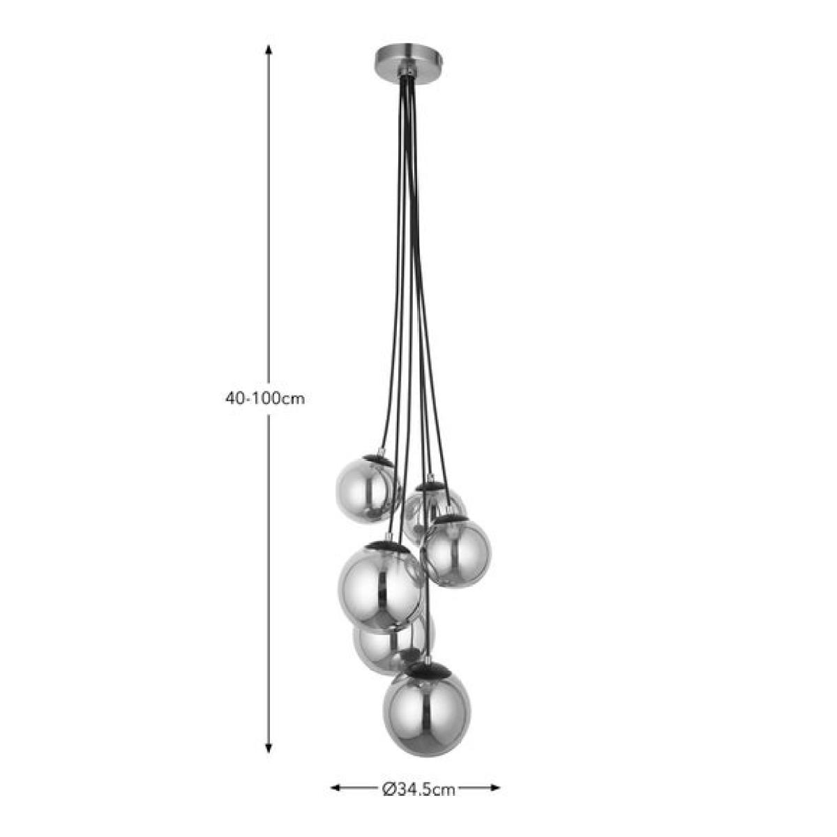 Ophir 6 Light Adjustable Cluster Ceiling Light – image 7