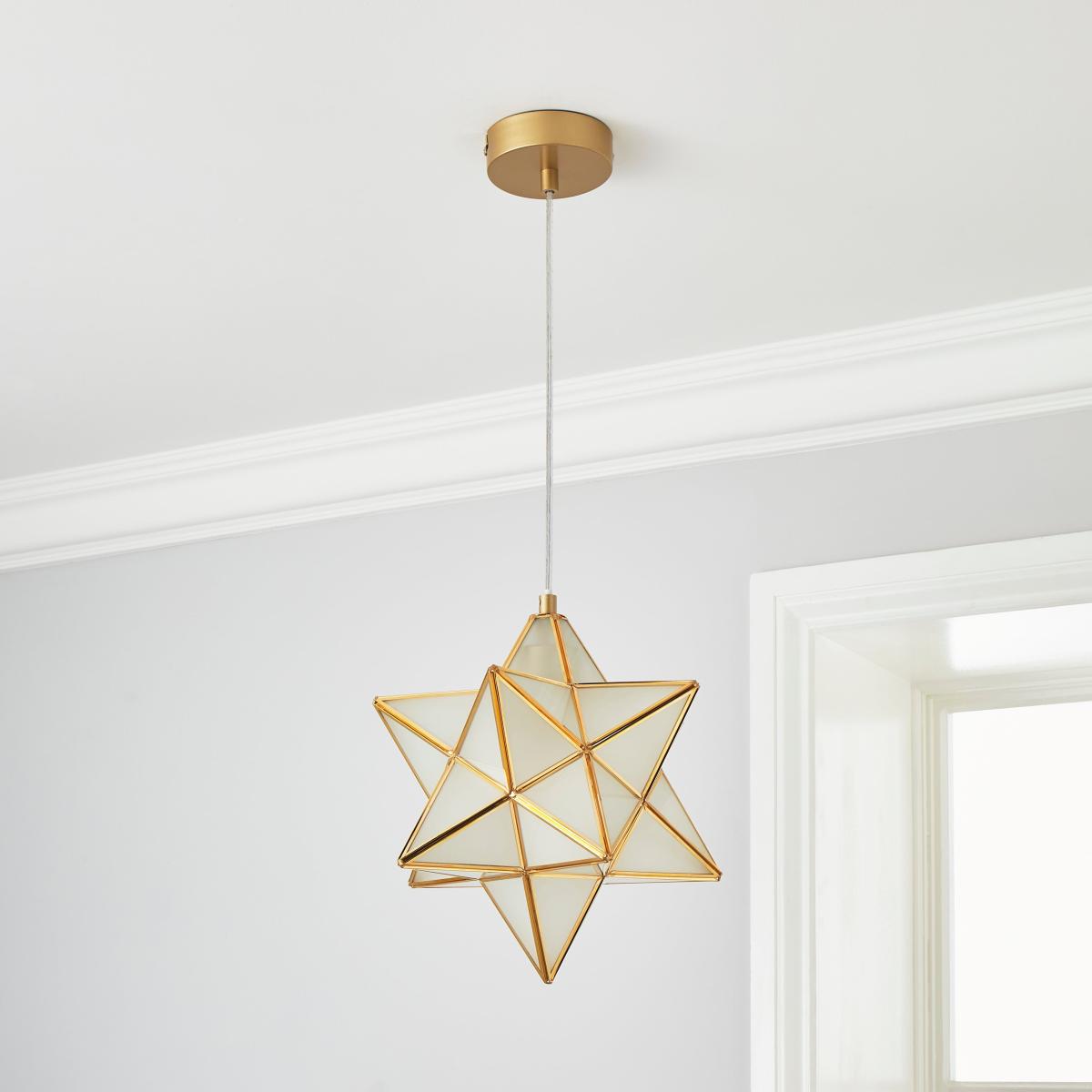 Virgo Star 26cm Ceiling Fitting Gold – image 2