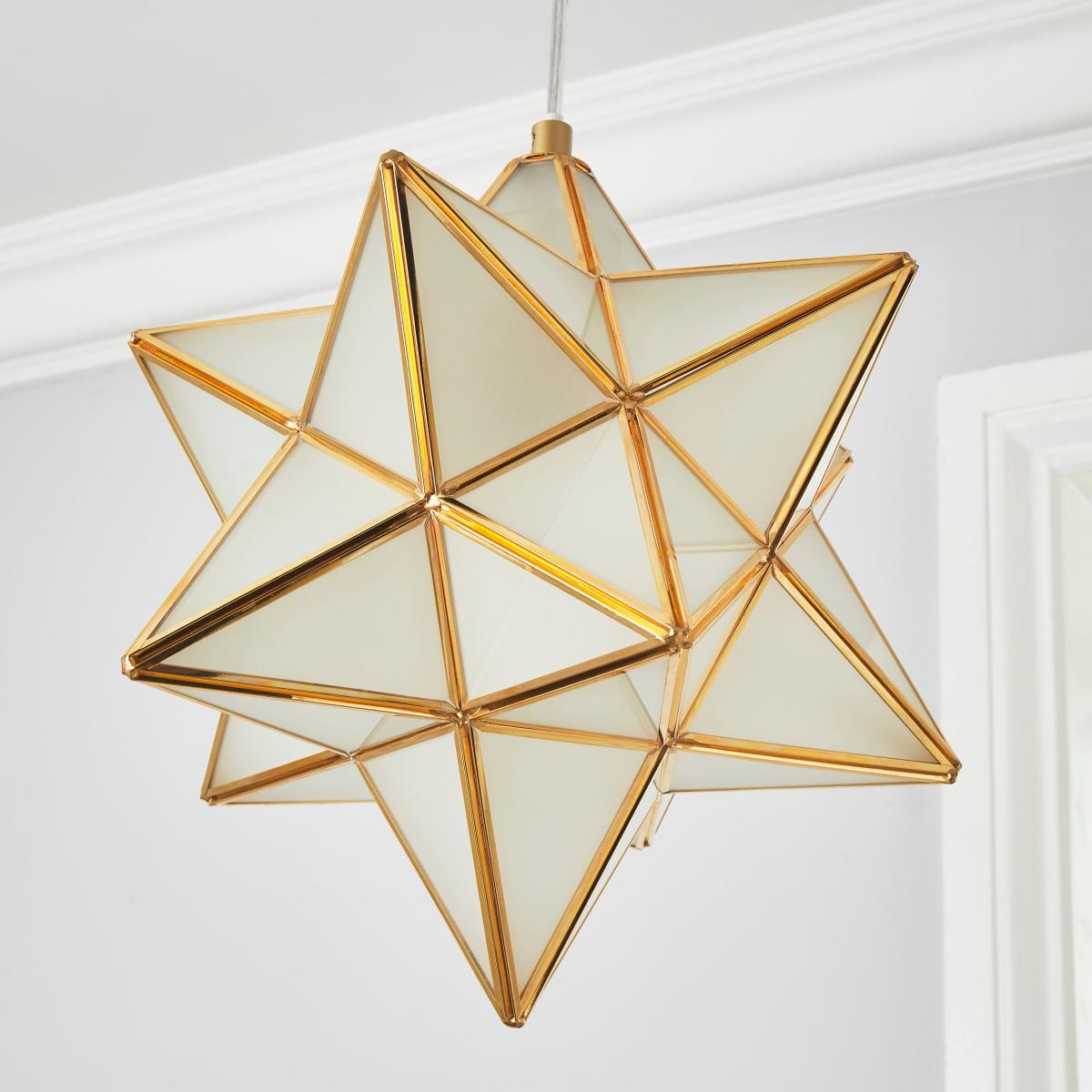 Virgo Star 26cm Ceiling Fitting Gold – image 3