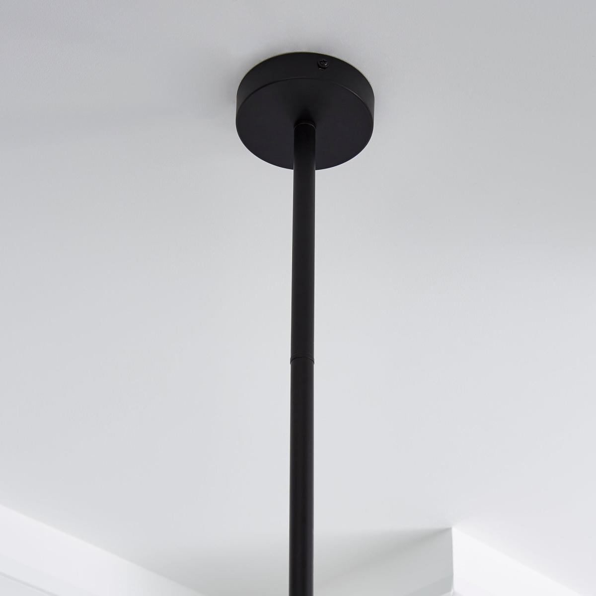 Warren 4 Light Glass Bar Fitting Black – image 4