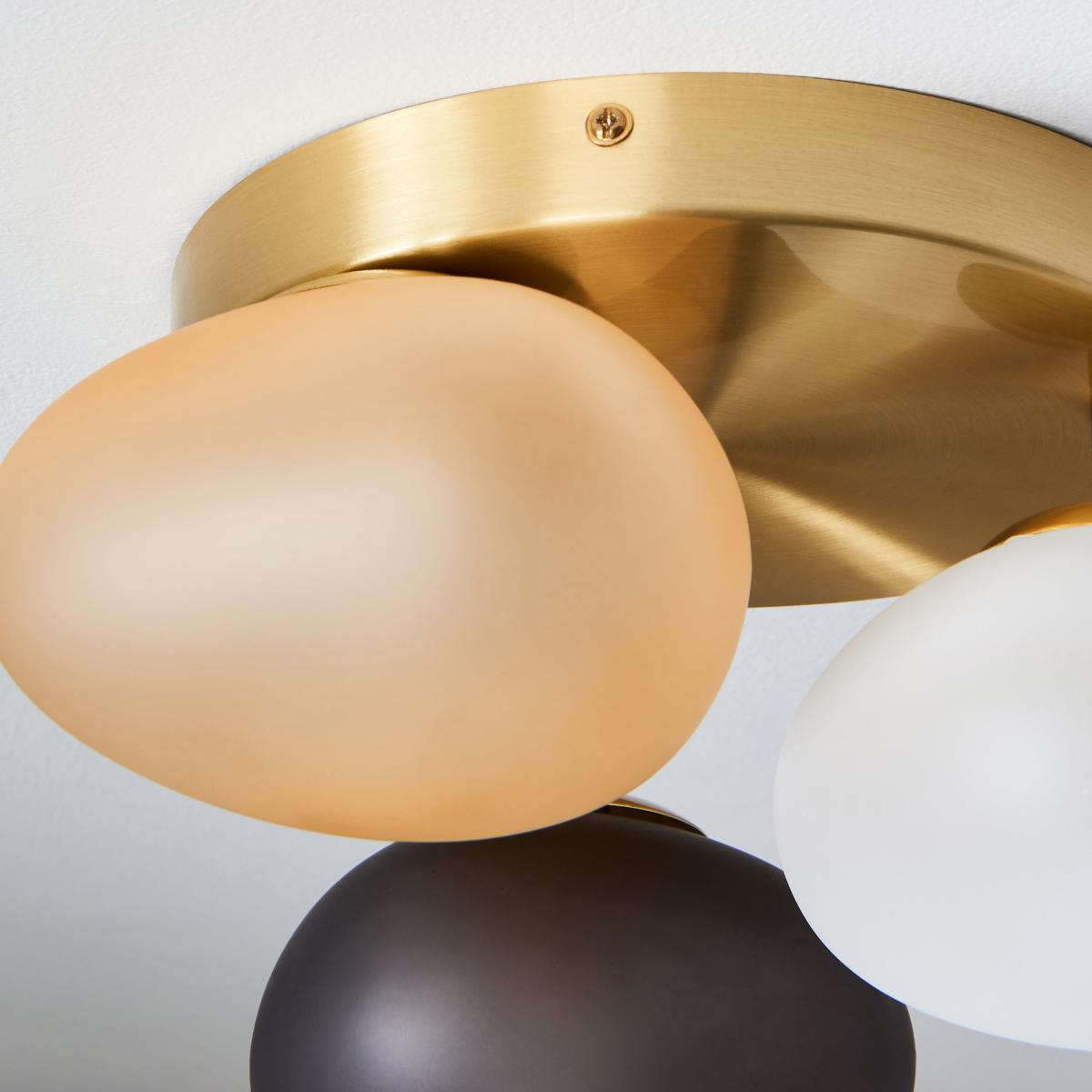 Pebble 3 Light Flush Ceiling Light – image 4