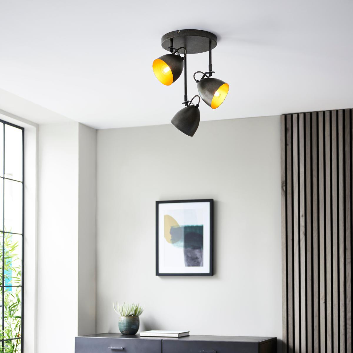 Rolton 3 Light Gunmetal Spotlight Gunmetal (Grey) – image 3