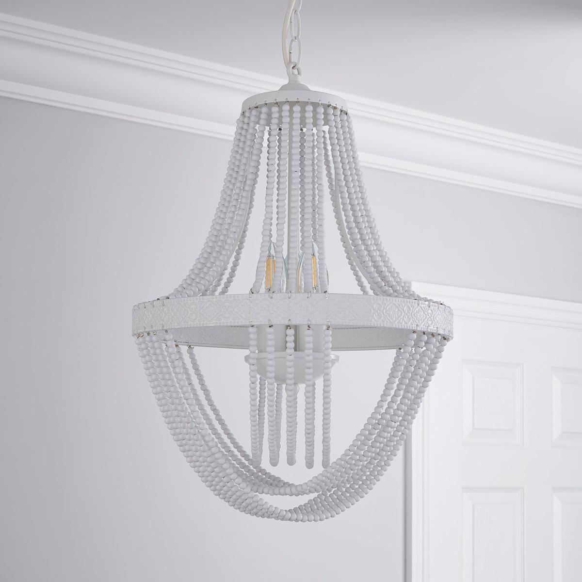 Ethel Beaded Chandelier Black – image 2
