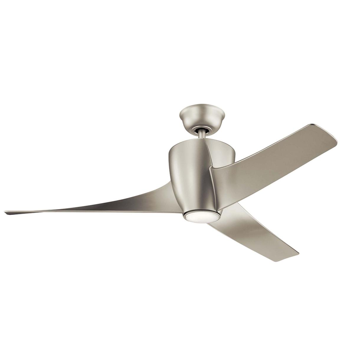 Kichler Phree Ceiling Fan with Light & Remote, 142cm Silver – image 2