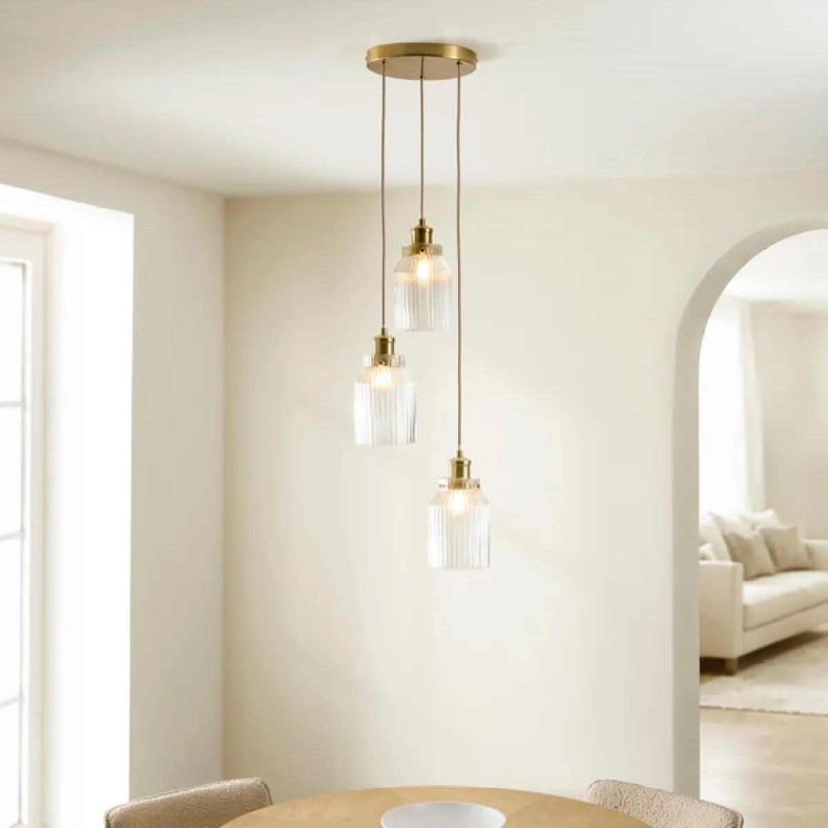 Tobias 3 Light Adjustable Cluster Ceiling Light – image 6