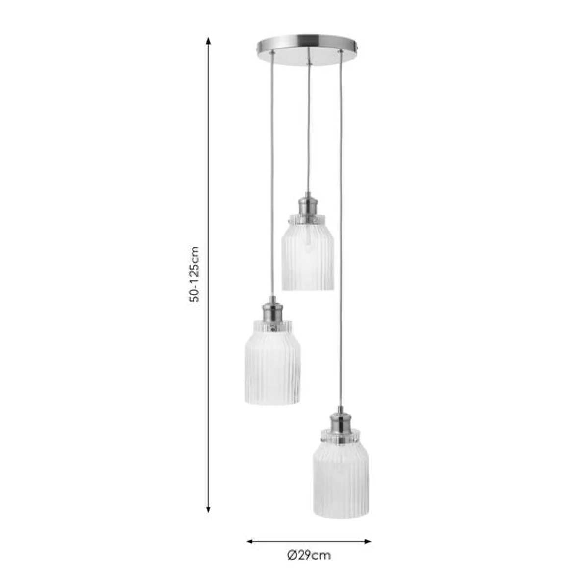 Tobias 3 Light Adjustable Cluster Ceiling Light – image 7