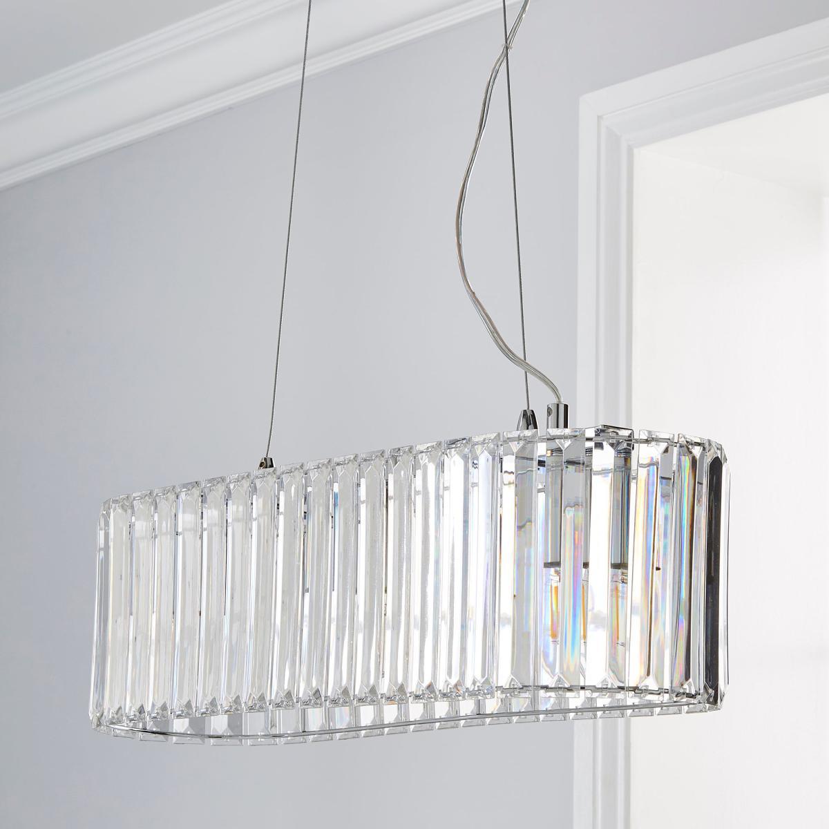 Prism 3 Light Diner Fitting Clear – image 2