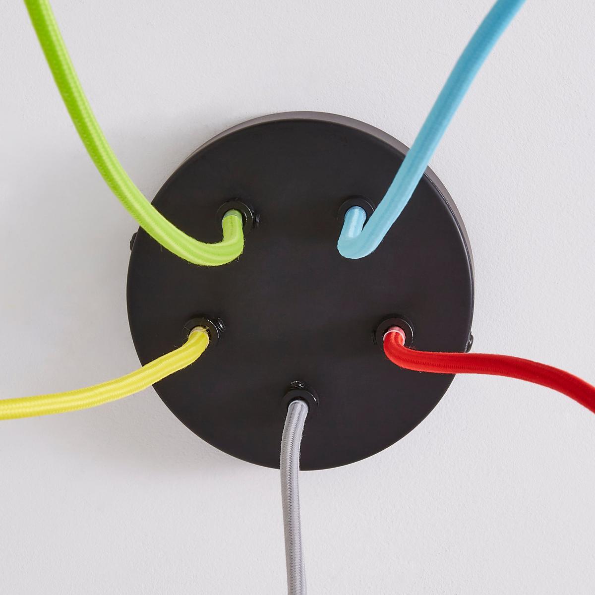 Rainbow Flex 5 Light Spider Ceiling Fitting Blue/Yellow/Red – image 4