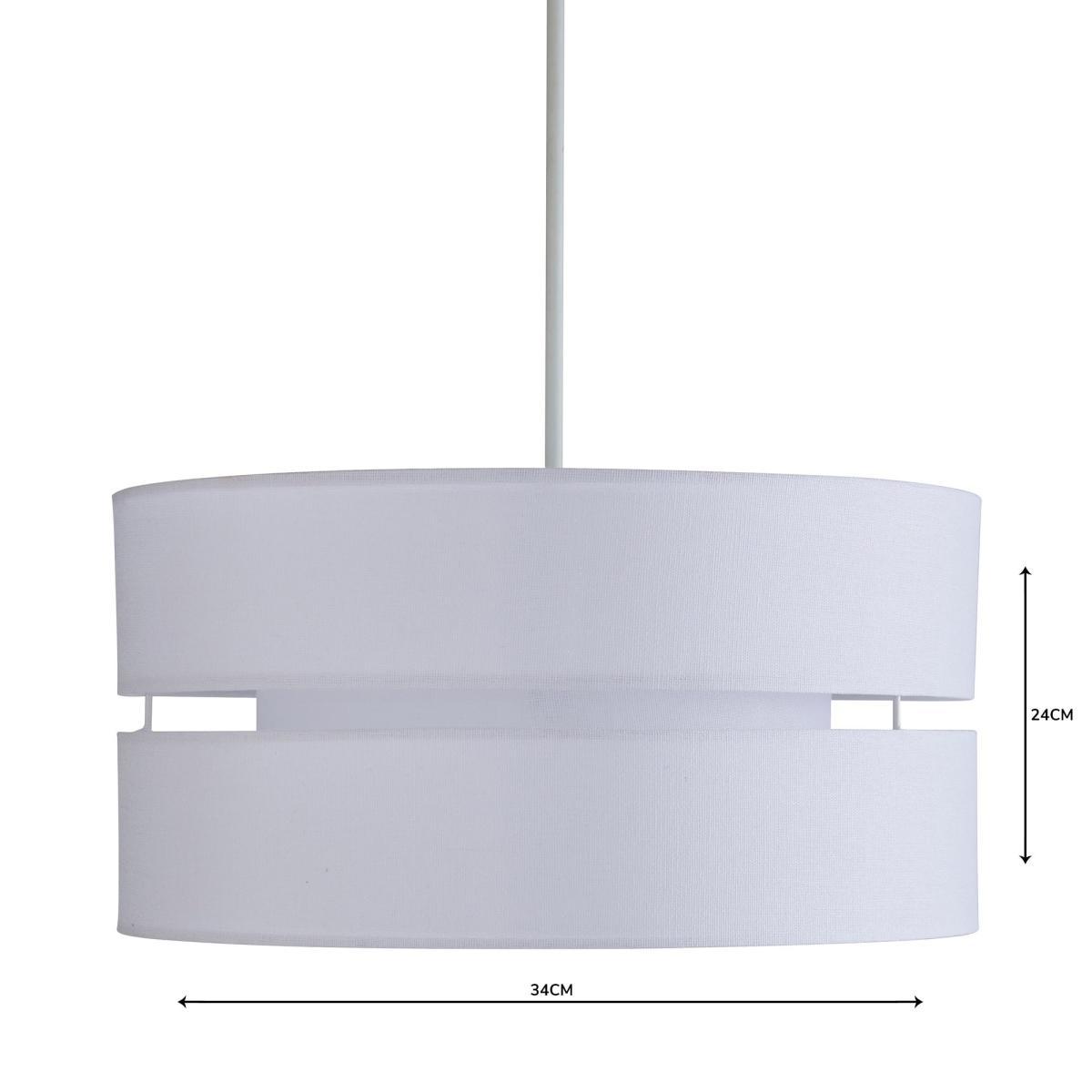 Frea 34cm Drum White Shade White – image 4