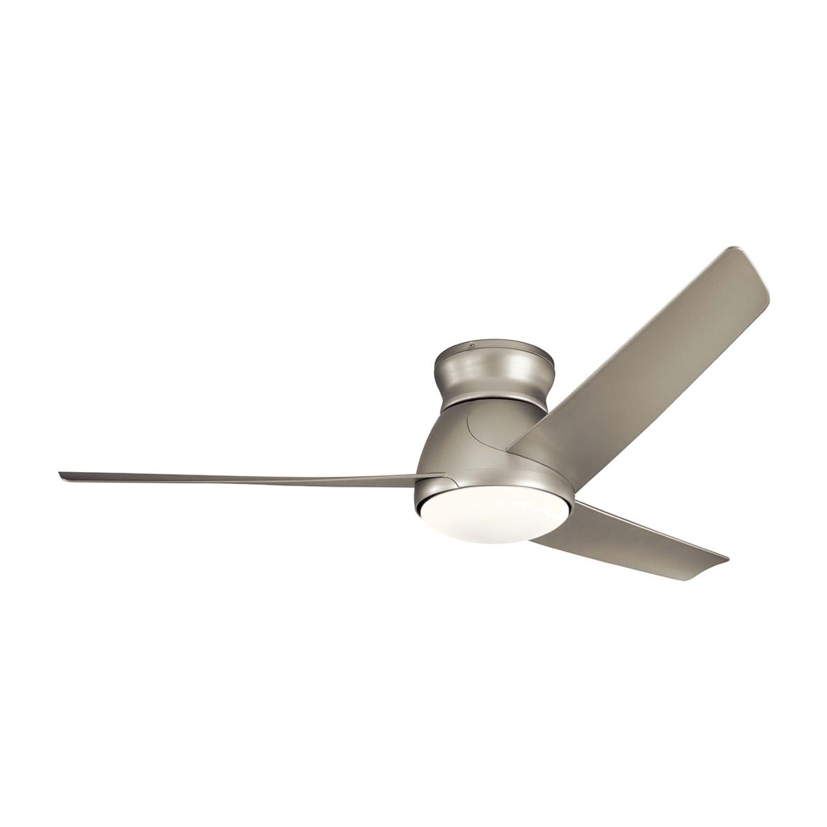 Kichler Eris Ceiling Fan with Light & Remote, 152cm Silver – image 1