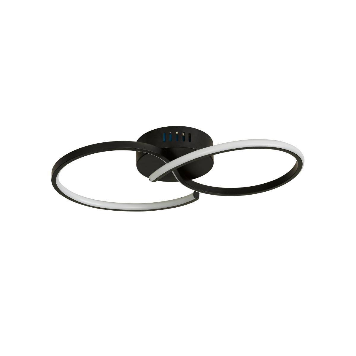 Infinity LED Ceiling Fitting Black – image 5