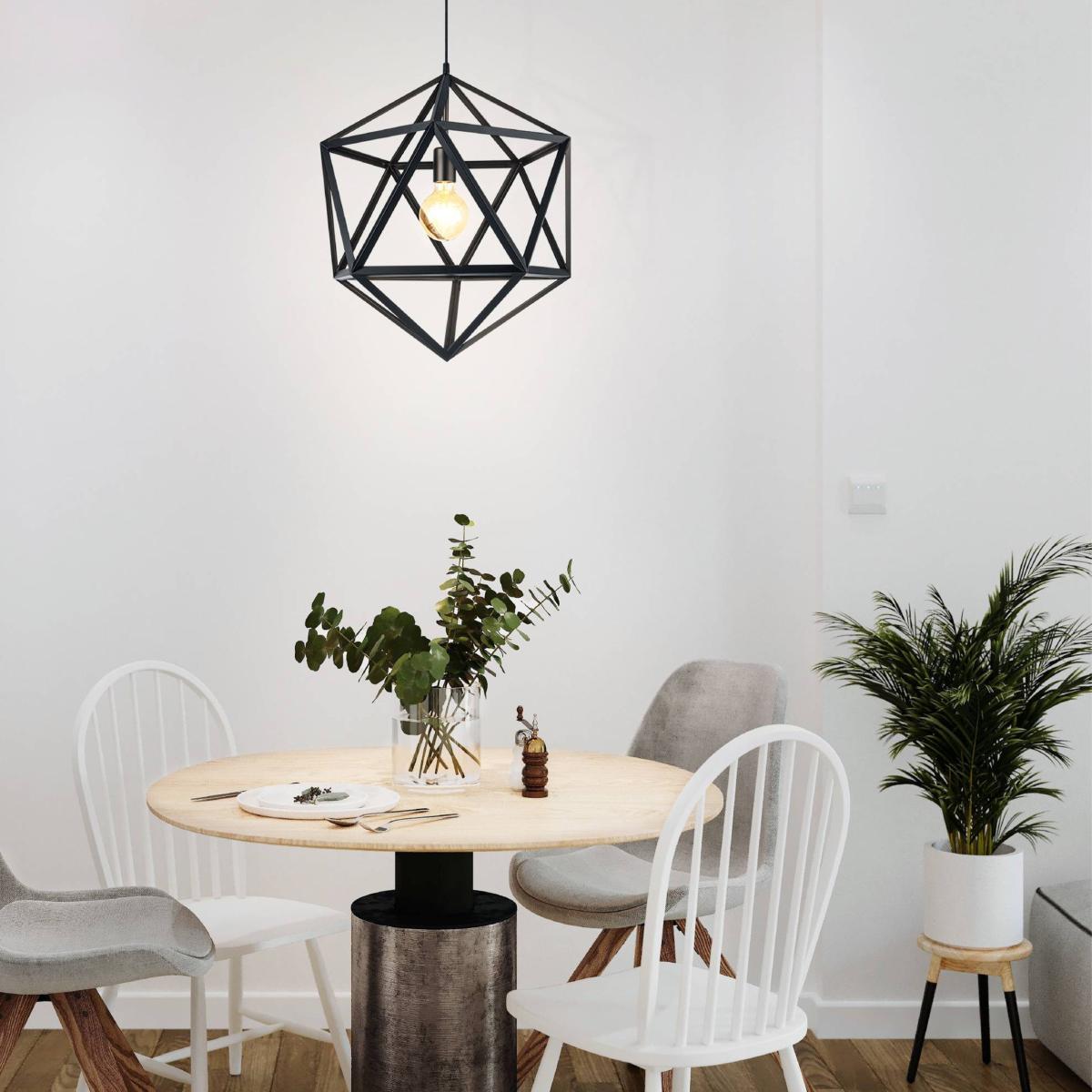 EGLO Embleton Star Pendant Light Black – image 3