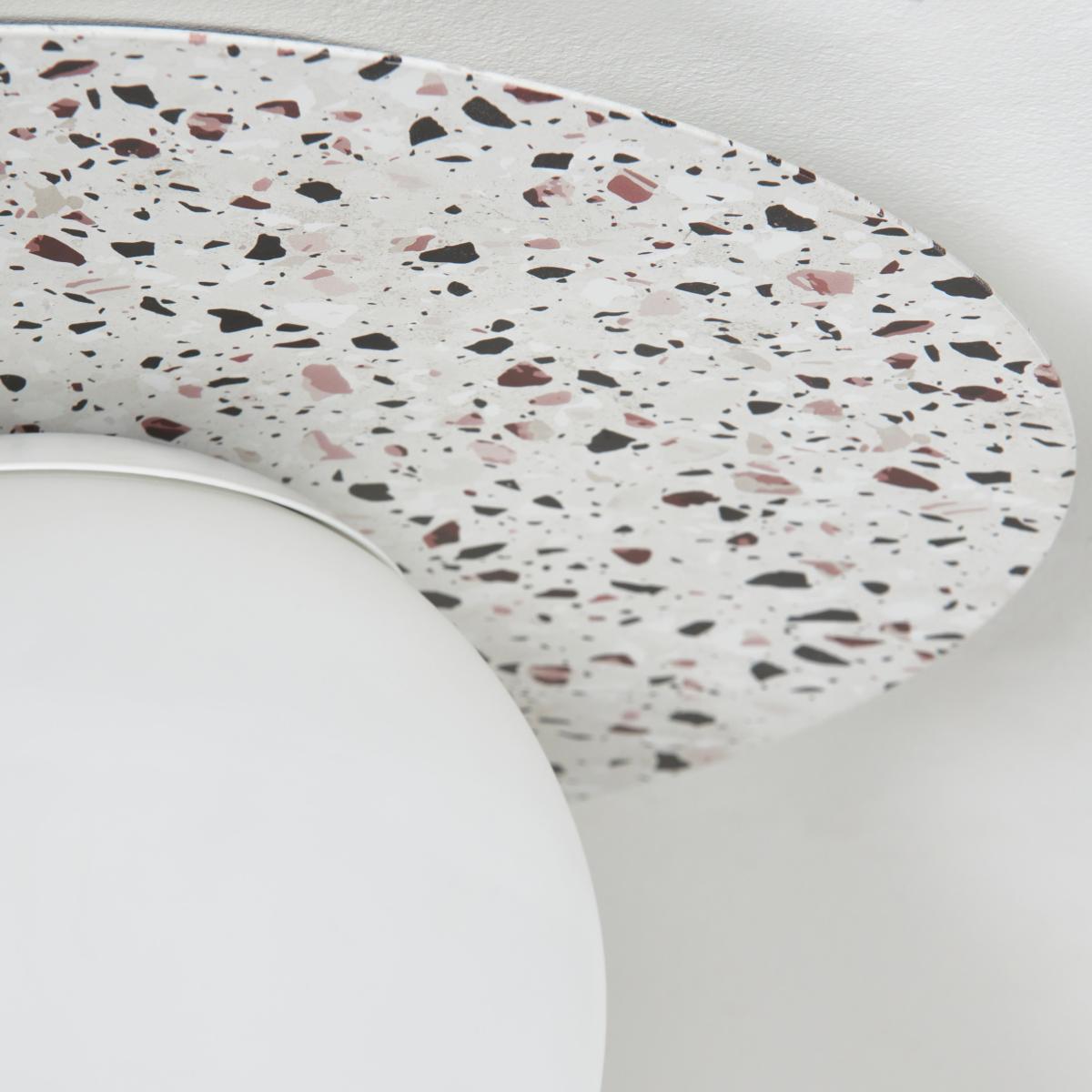 Elements Tela Bathroom Flush Ceiling Light White – image 2