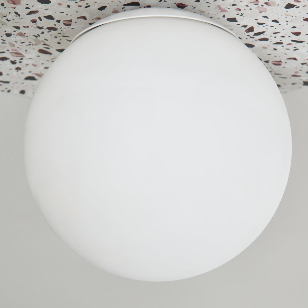 Elements Tela Bathroom Flush Ceiling Light White – image 3
