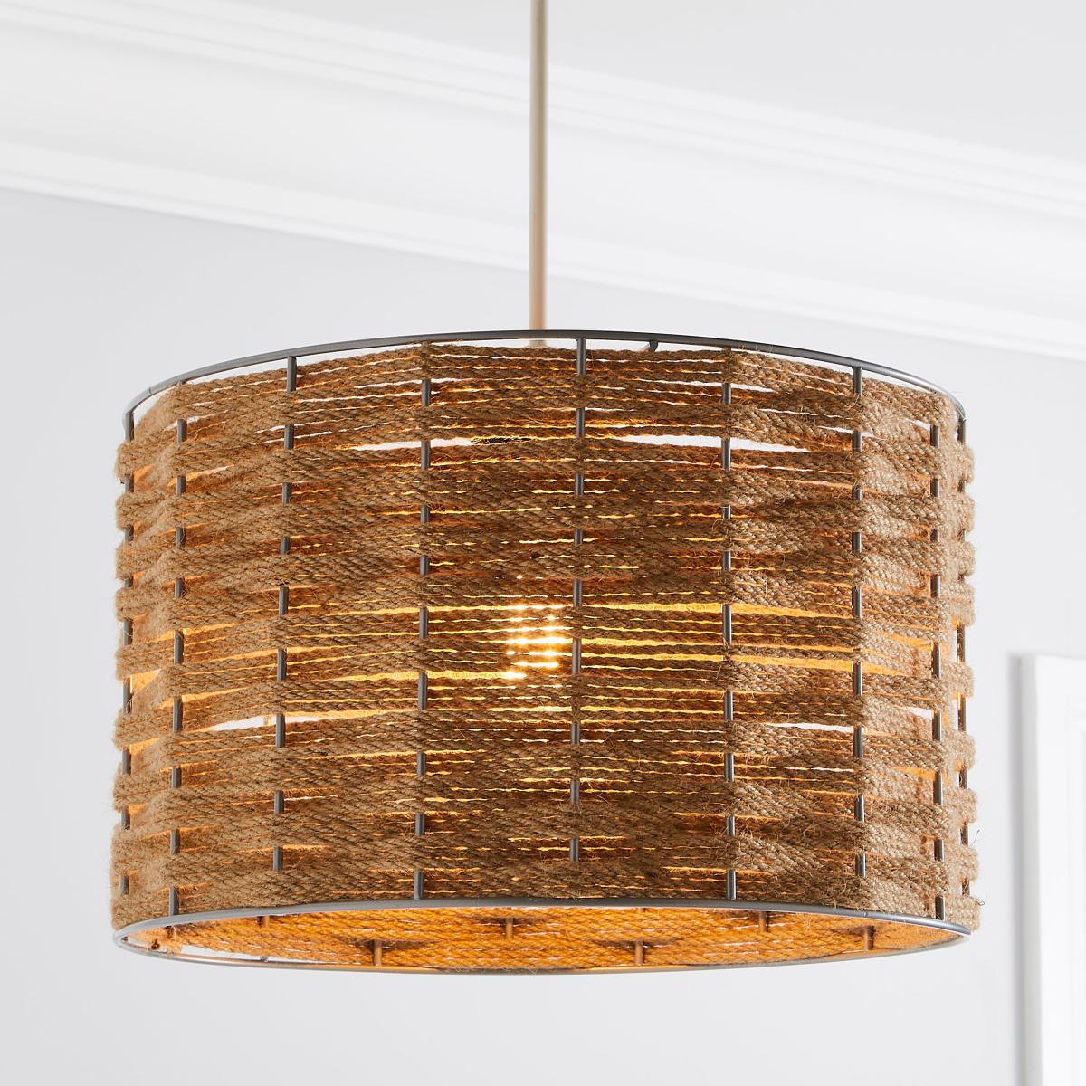 Shelley Rope Easy Fit Pendant Brown – image 1