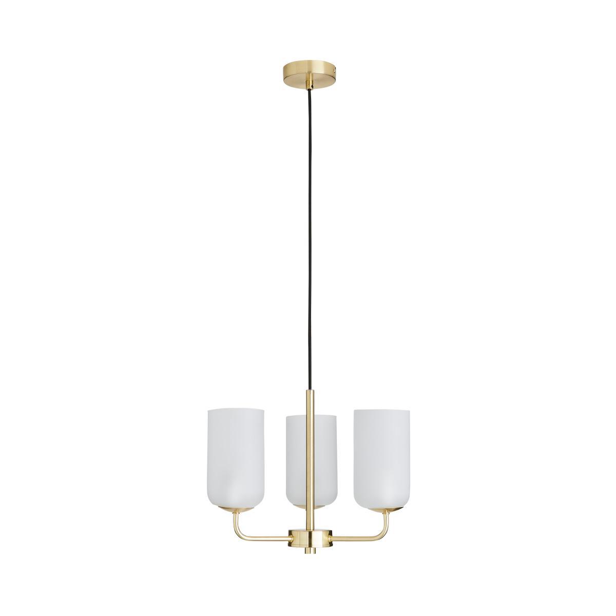 Palazzo Chrome 3 Light Ceiling Fitting Gold – image 4