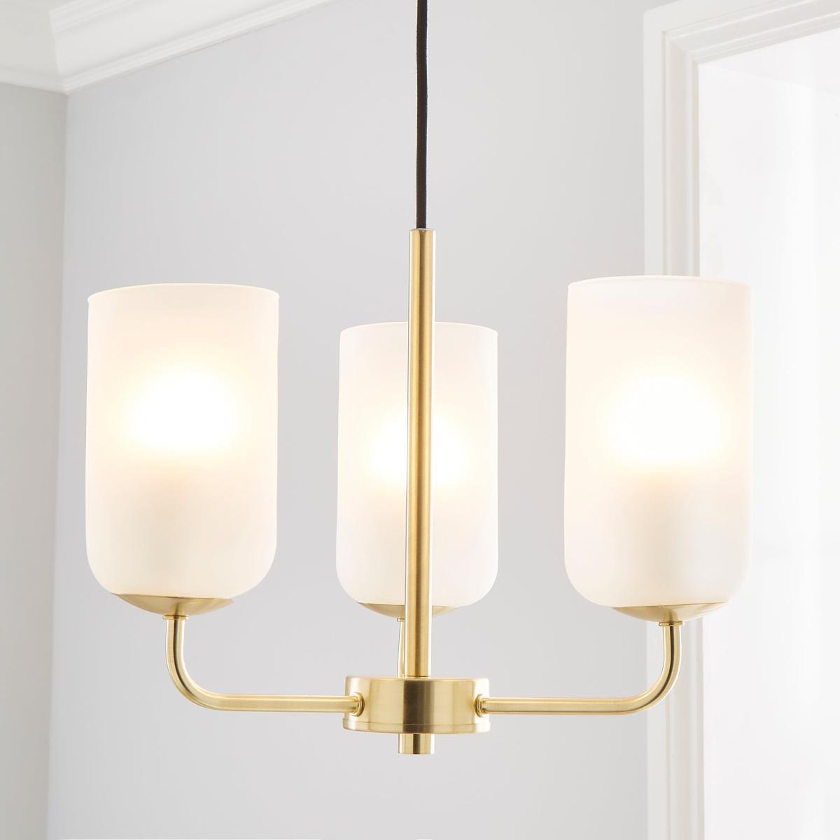 Palazzo Chrome 3 Light Ceiling Fitting Gold – image 1