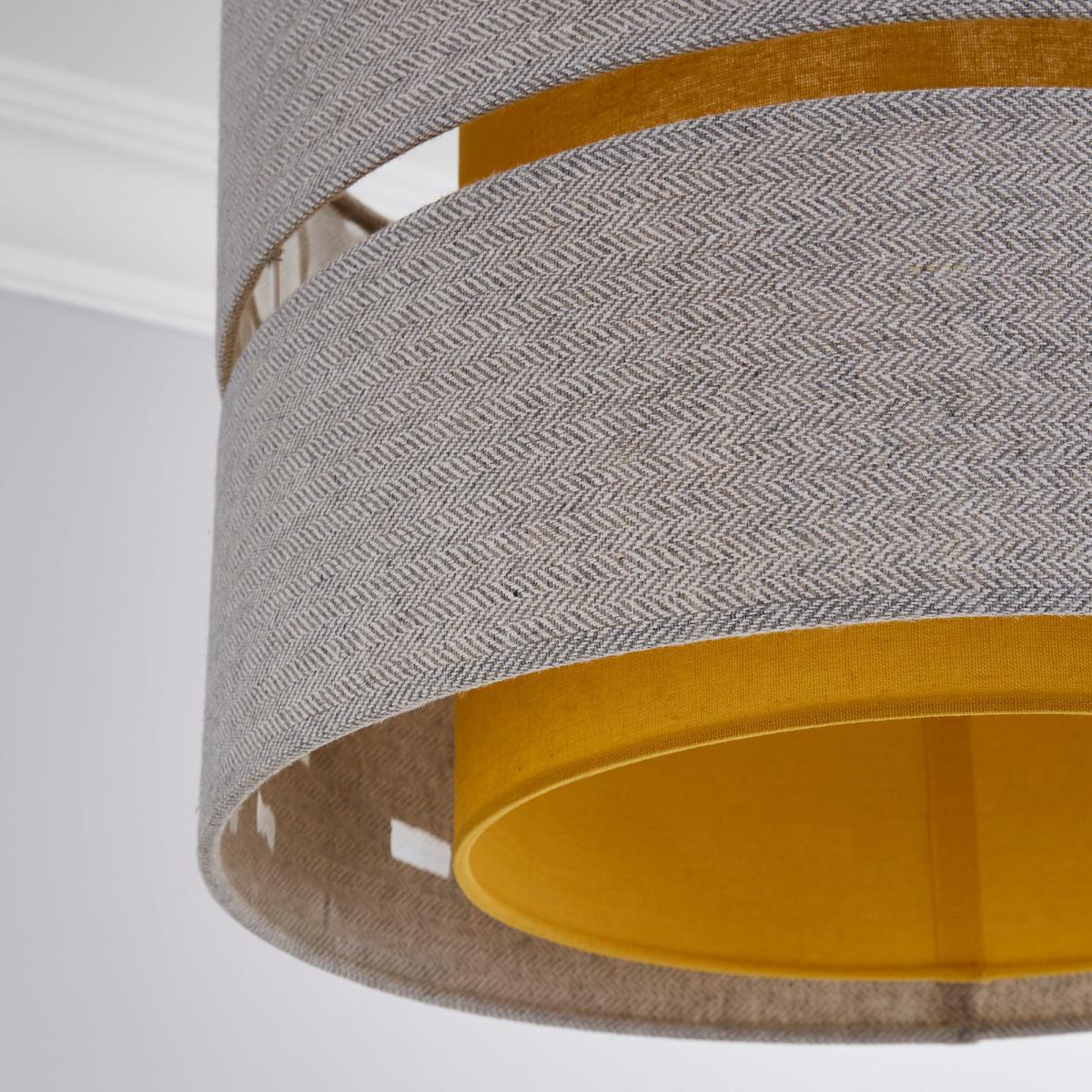 Frea Lennox 45cm Ochre Drum Shade Yellow – image 3