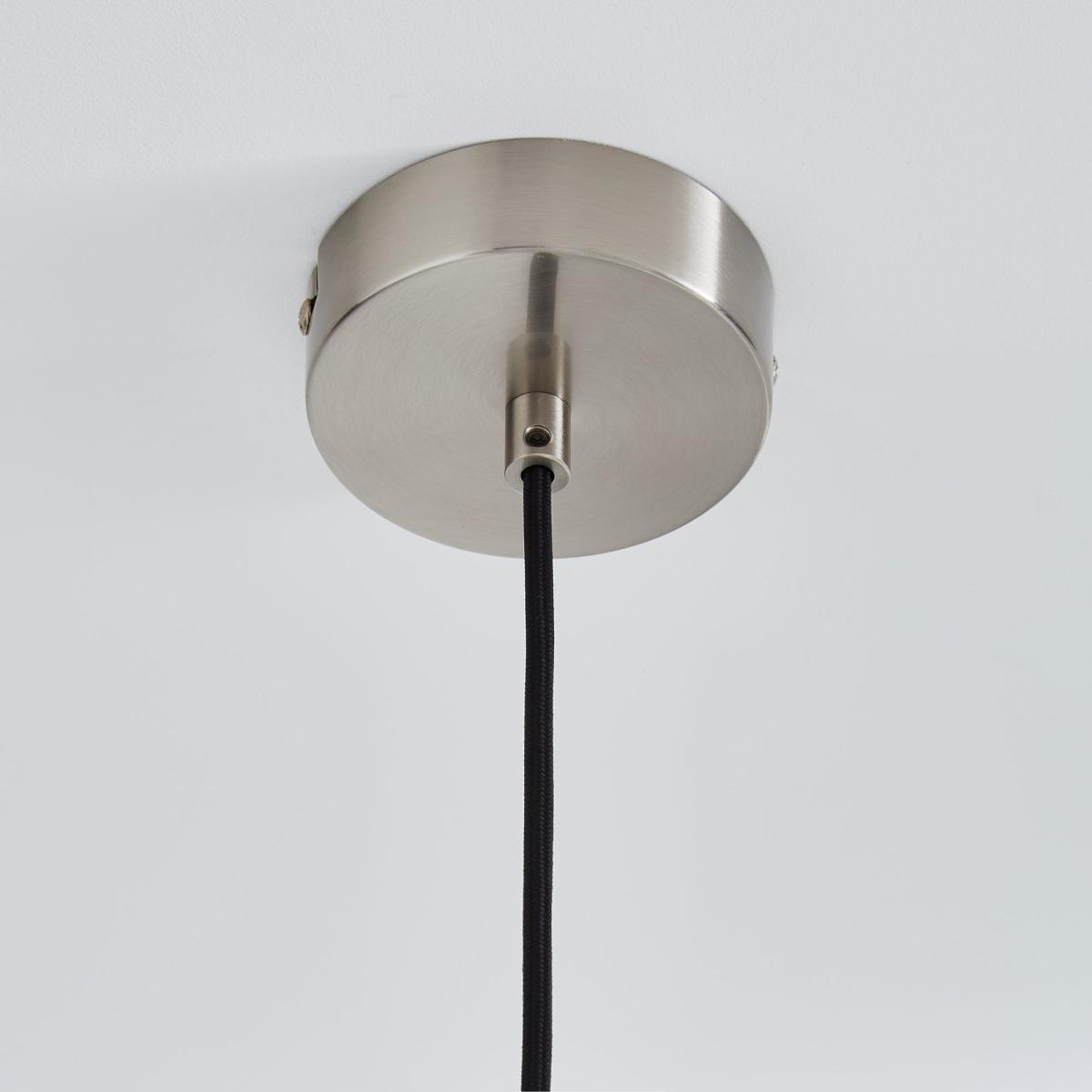 Palazzo Smoked Glass Pendant Ceiling Fitting Chrome – image 4