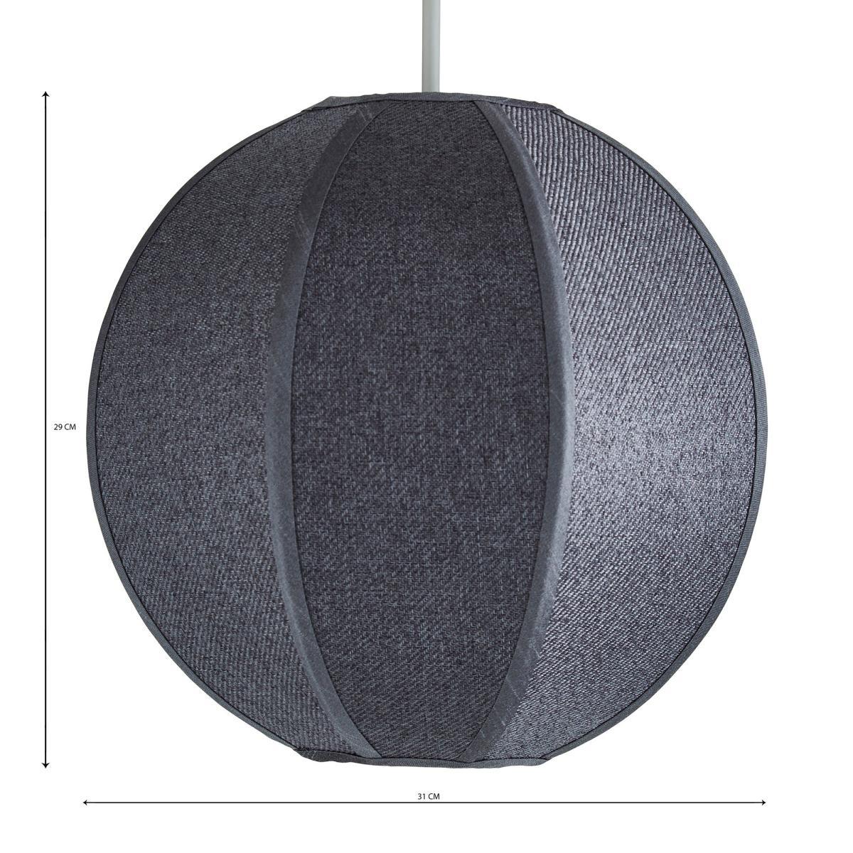 Jairo Woven Ball Pendant Shade Grey – image 5