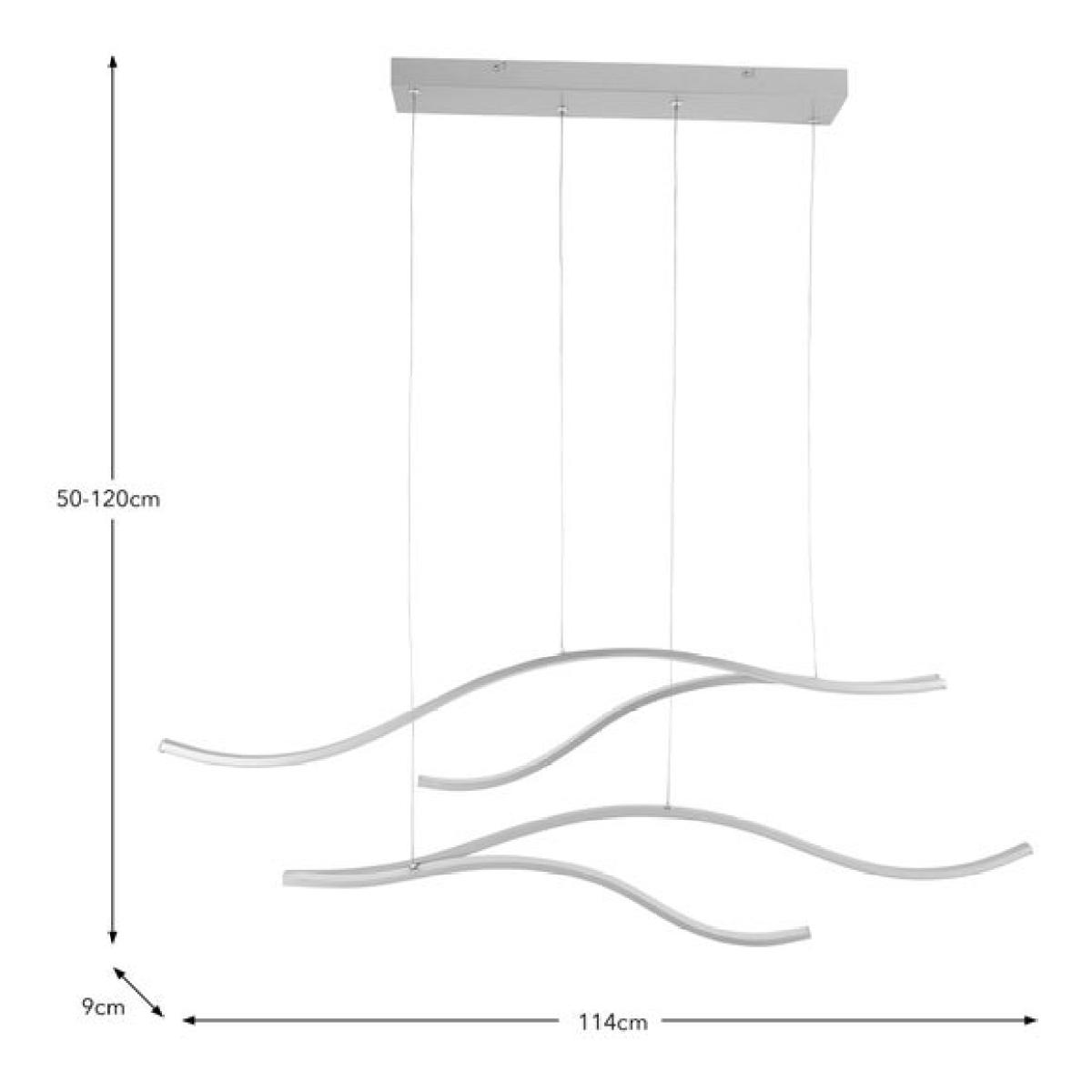 Philomena Adjustable LED Touch Dimmable Diner Ceiling Light – image 5