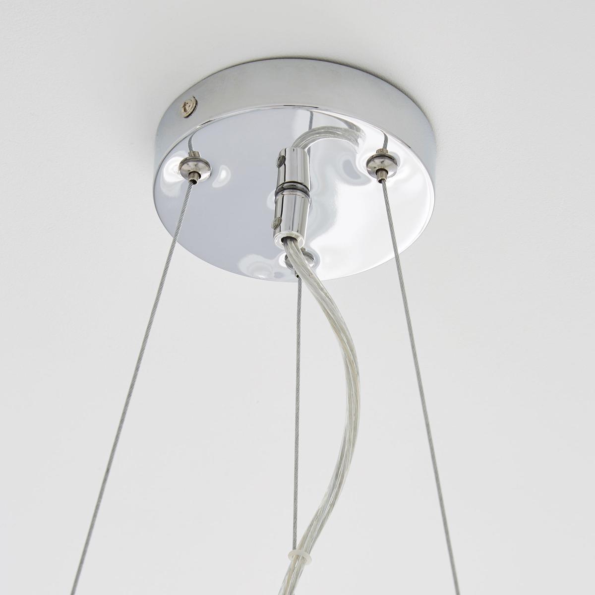 Tyra 3 Tier Ceiling Fitting Silver – image 4