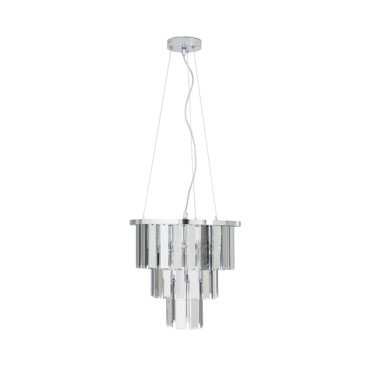 Tyra 3 Tier Ceiling Fitting Silver – image 5