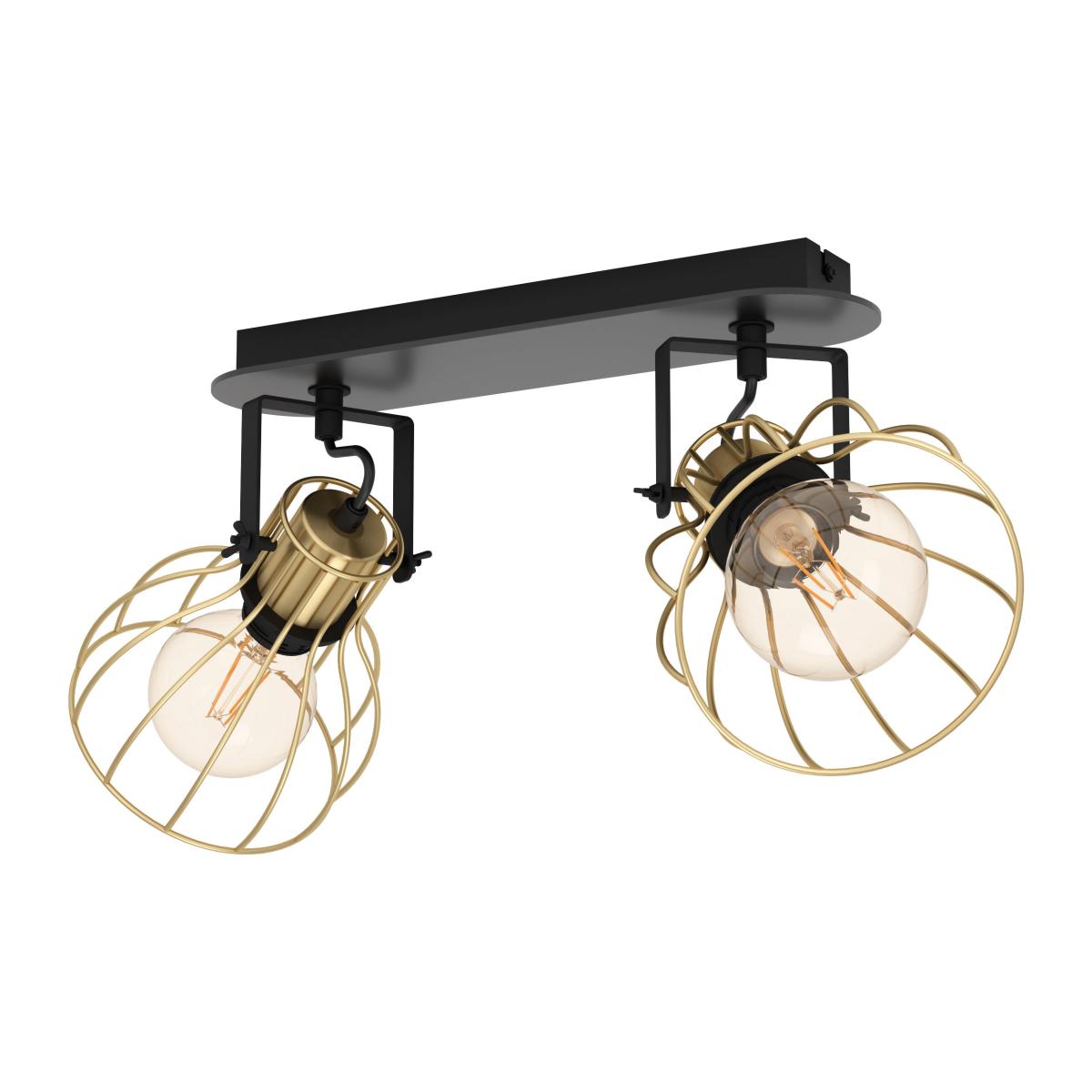 EGLO Sambatello Industrial 2 Light Adjustable Spotlight – image 3