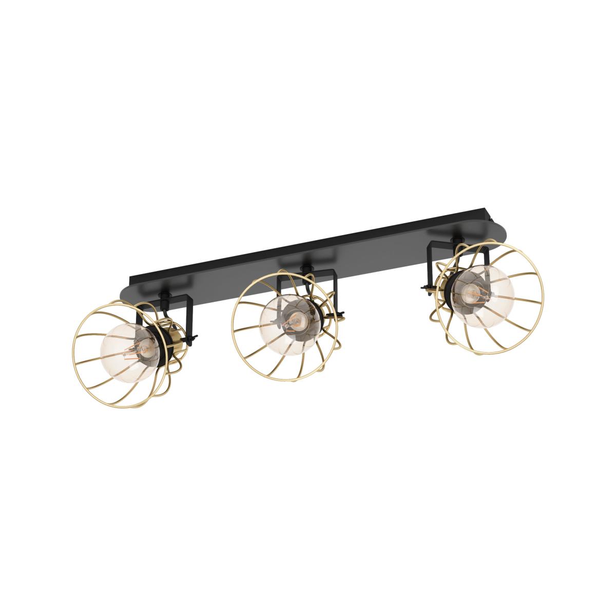 EGLO Sambatello Industrial 3 Light Spotlight – image 3