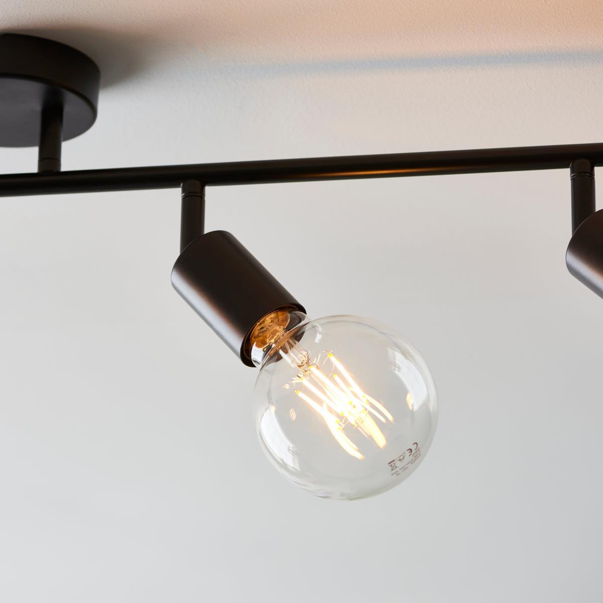 Koppla 4 Light Spotlight Bar Black – image 6