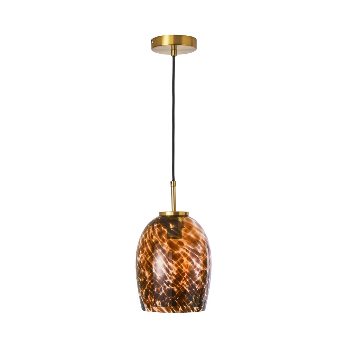 Lilo 1 Light Pendant Ceiling Fitting Orange – image 5