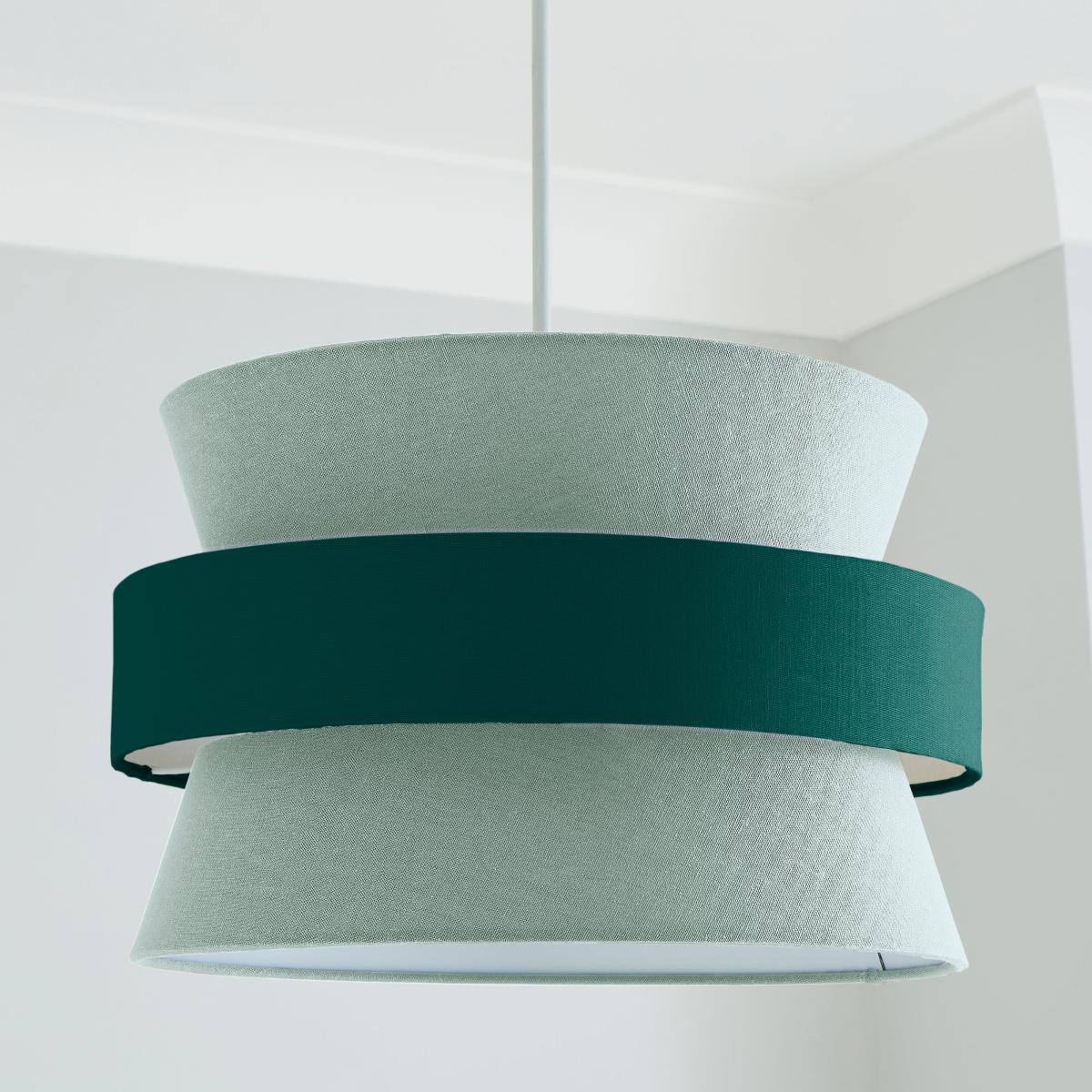 Joey 3 Tier Easy Fit Pendant Shade Green – image 2