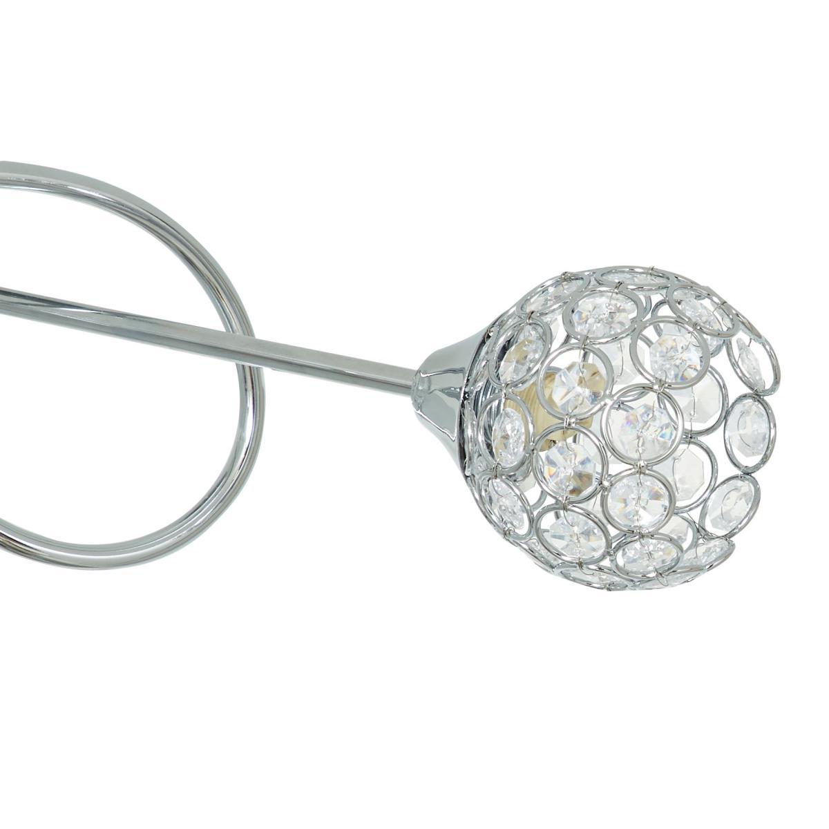 Portia 3 Light Ceiling Fitting Chrome – image 4