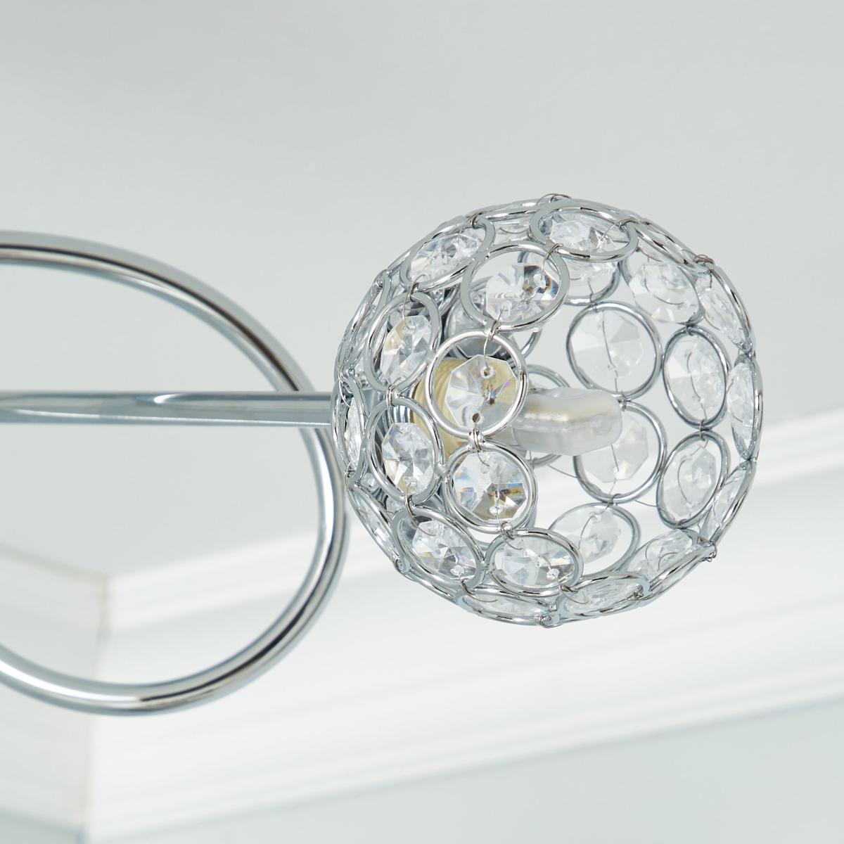 Portia 3 Light Ceiling Fitting Chrome – image 5