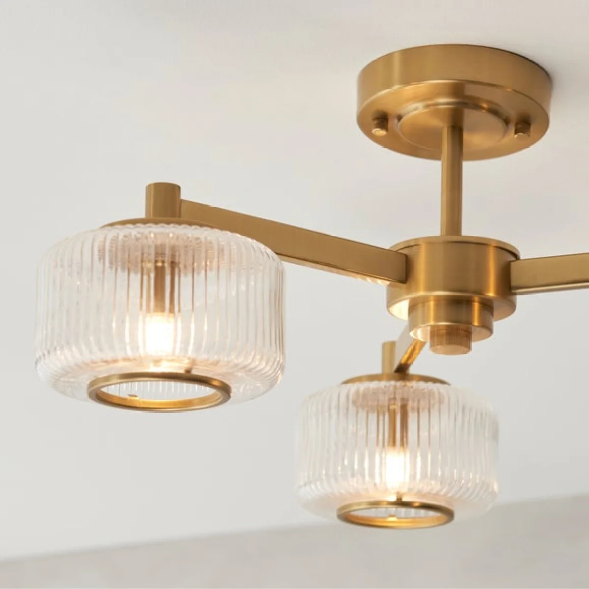 Vogue Jake 3 Light Semi Flush Ceiling Light – image 2