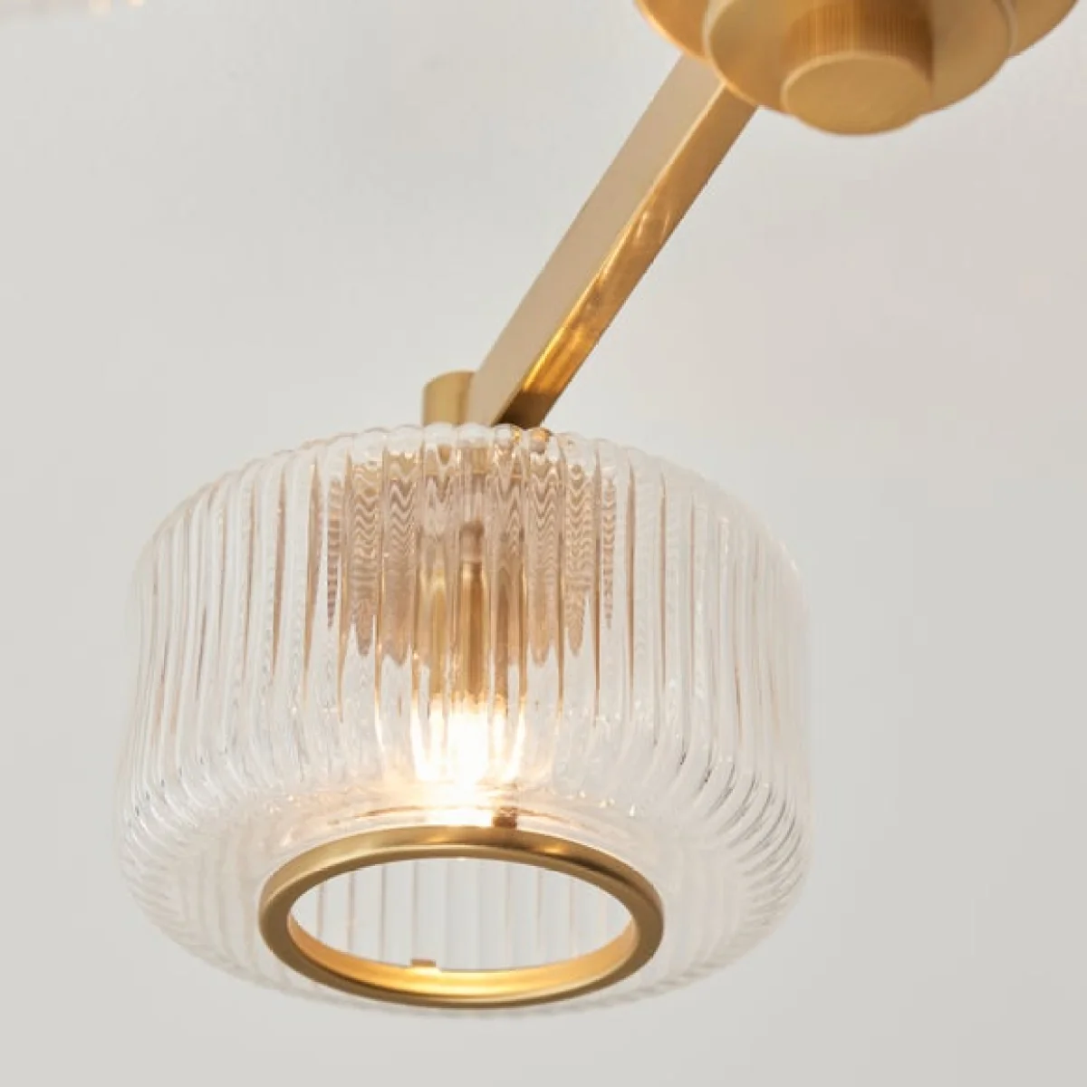 Vogue Jake 3 Light Semi Flush Ceiling Light – image 3