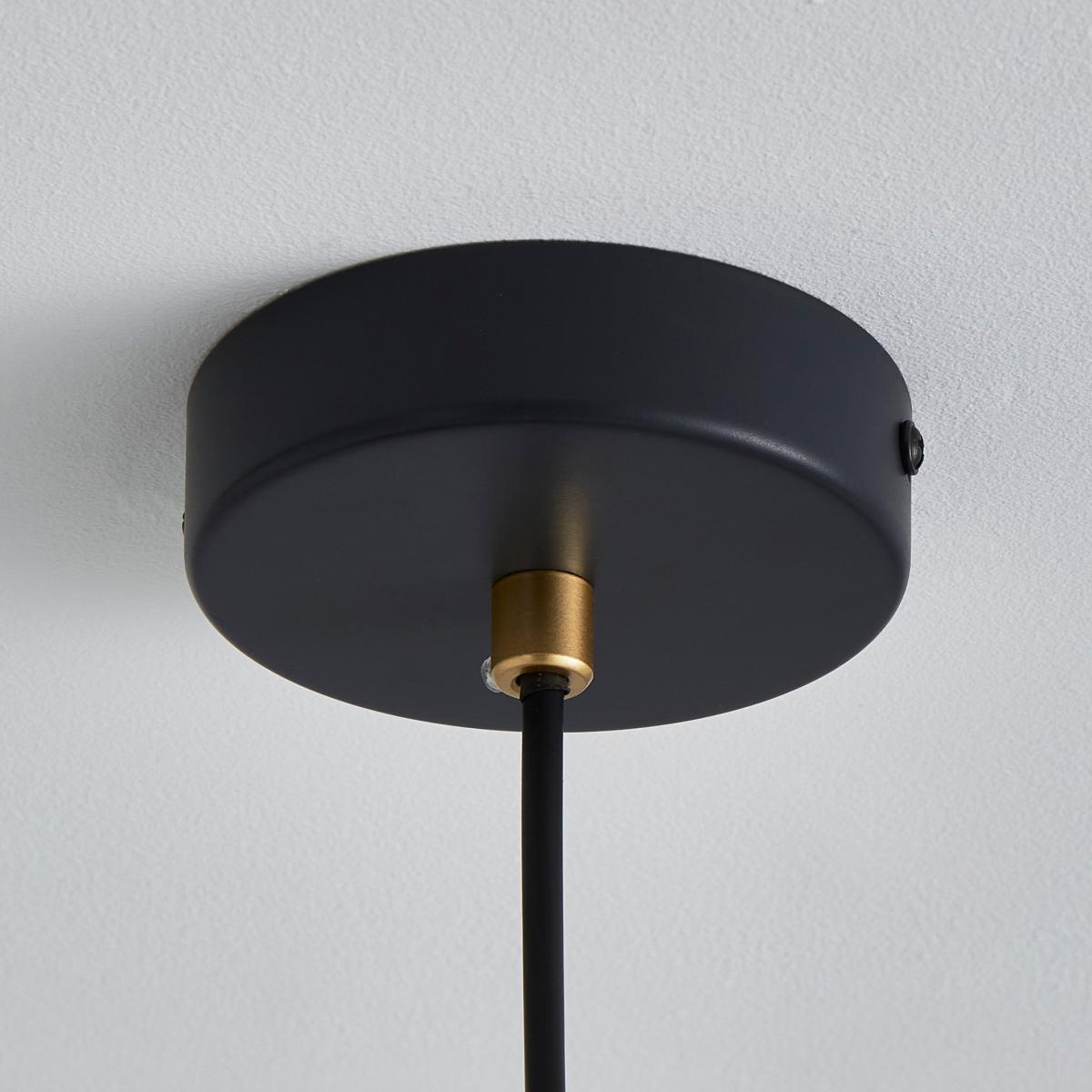 Weston 1 Light Industrial Ceiling Pendant Gold – image 4
